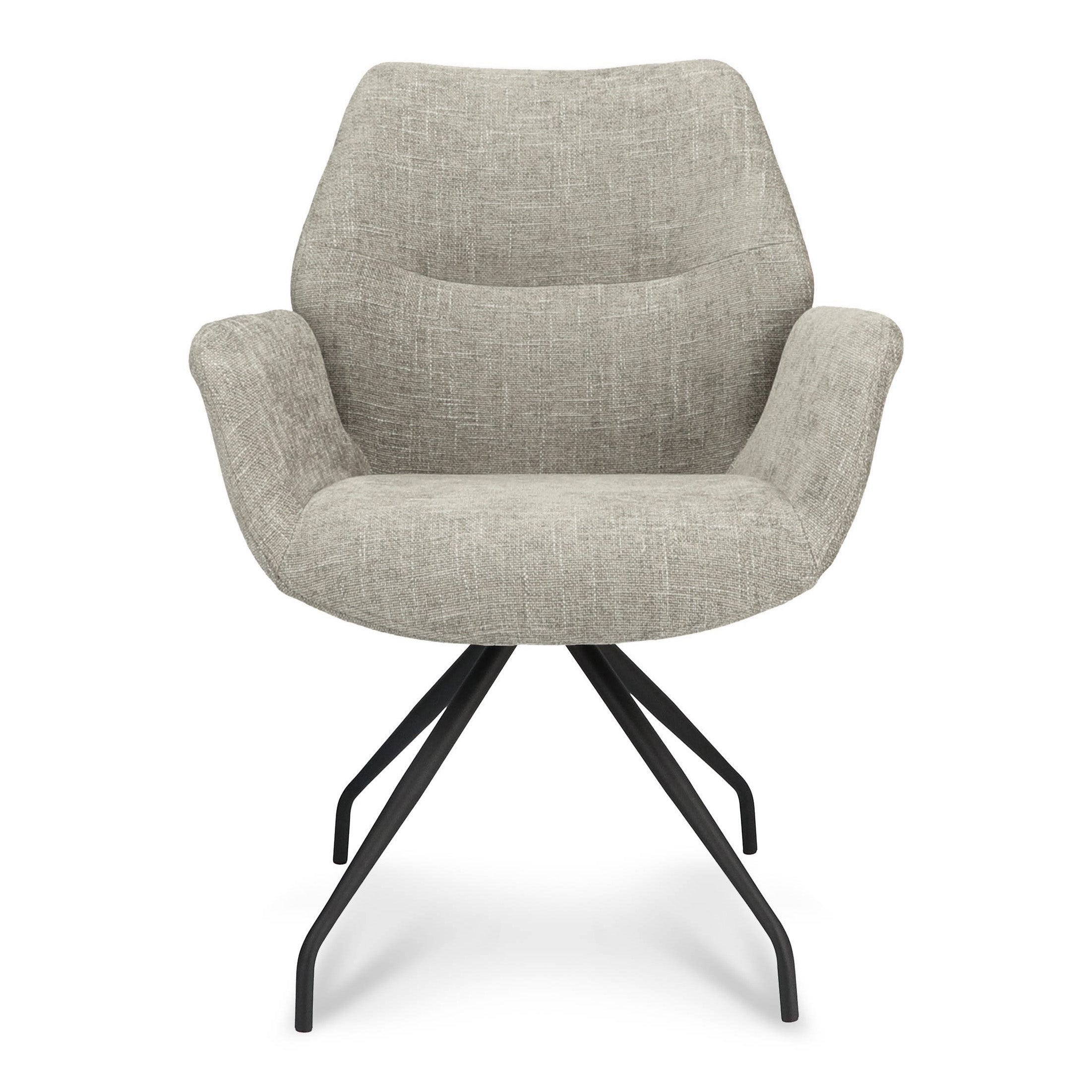 by fonQ Cas Eetkamerstoel - Polyester - Taupe