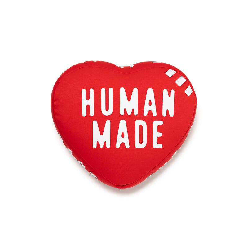 HUMAN MADE HEART BEADS CUSHION