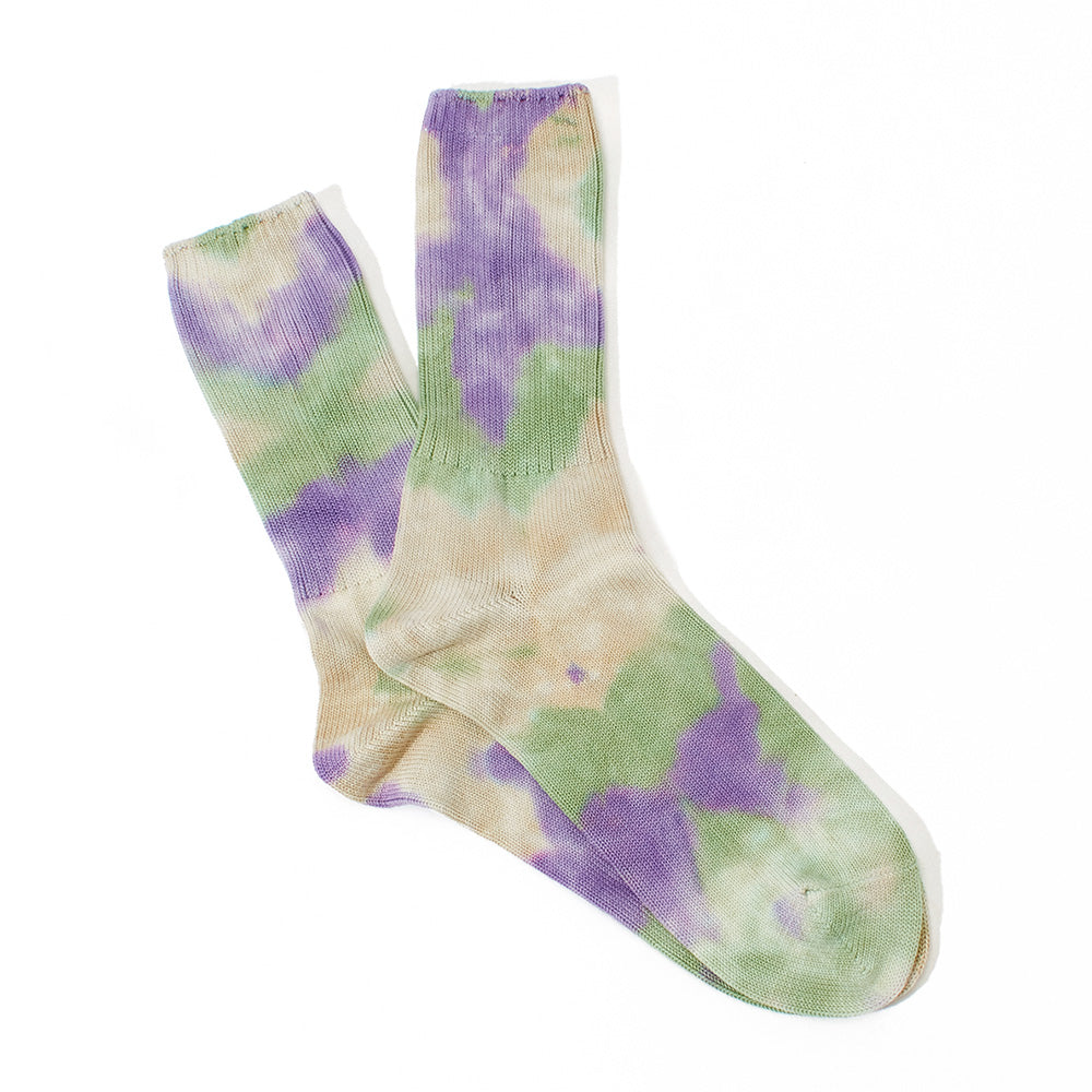 Anonymous ISM - Chaussettes Tie & Dye - Vert 50