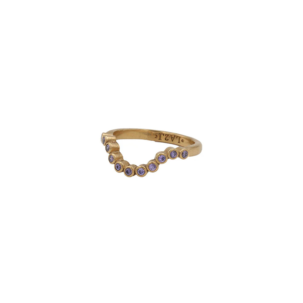 LA2L - Bague Rhoda Strass - Violet