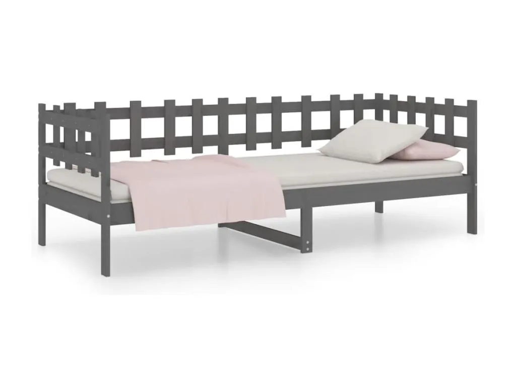 Sofá cama Mobtrendy maciza de Mobtrendy gris 90x190 cm ucrp98047