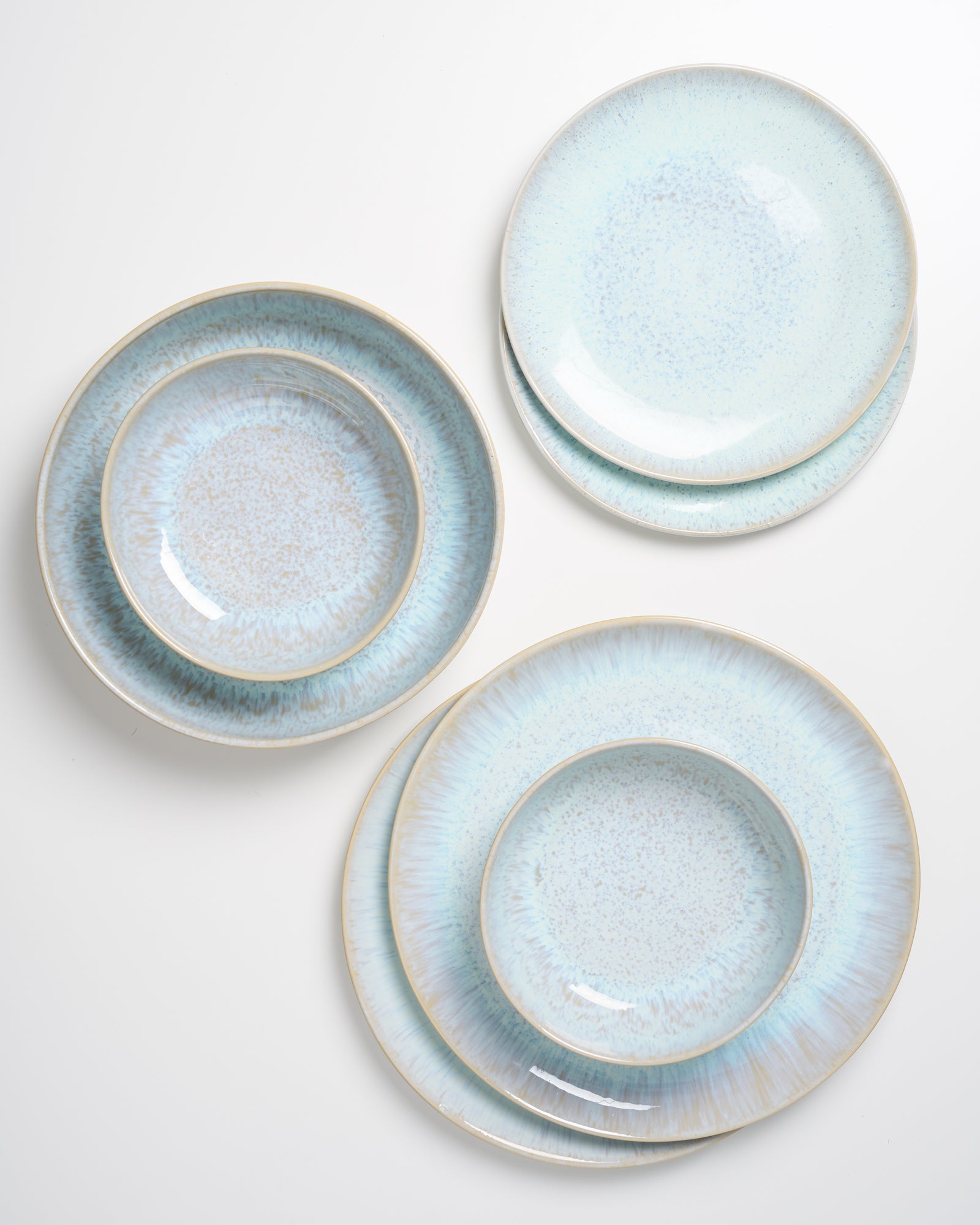 Areia Geschirr-Set modern azur 7-teilig