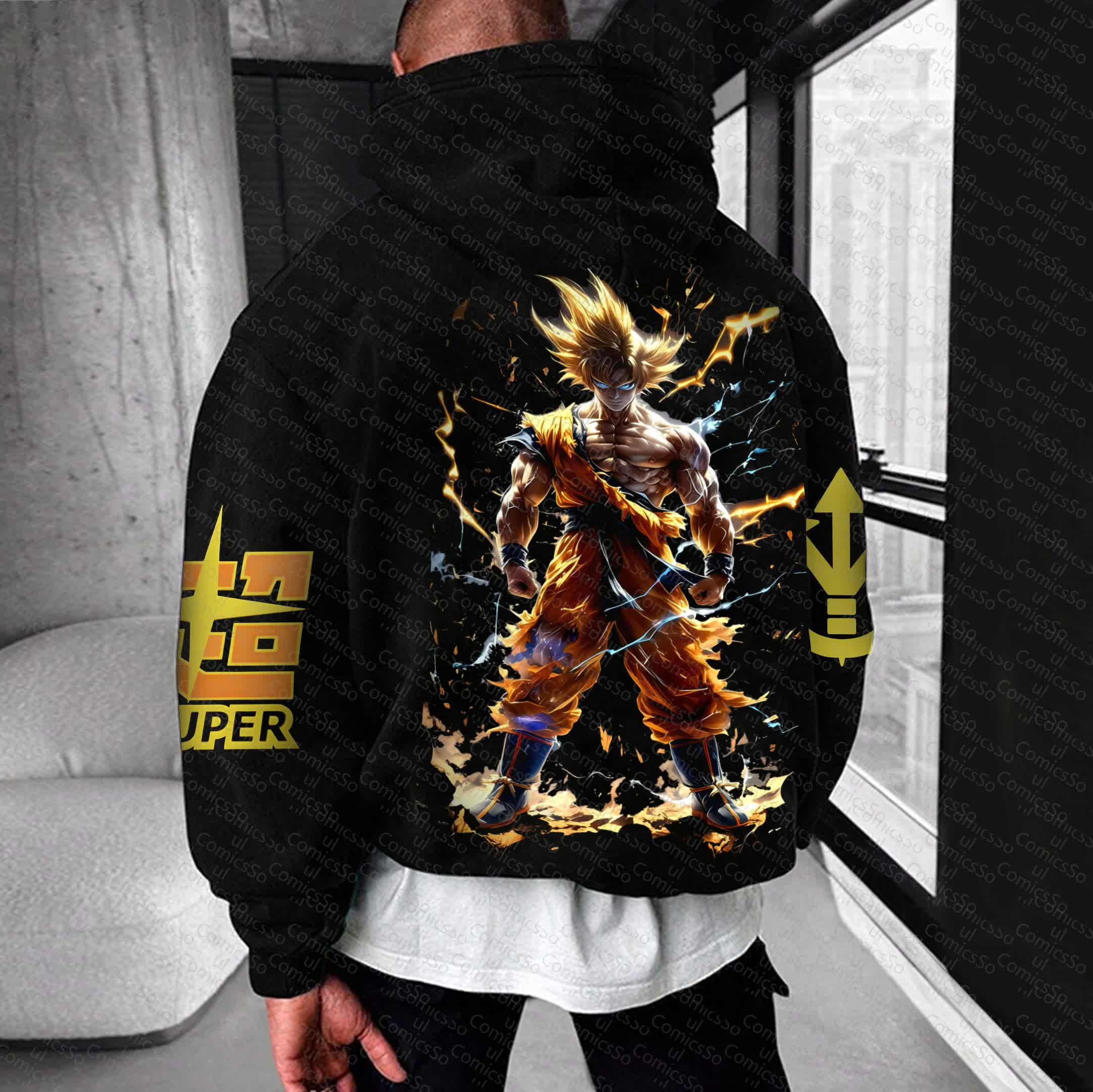 Unisex “Comicssoul” Anime Graphic Streetwear Vintage Hoodie