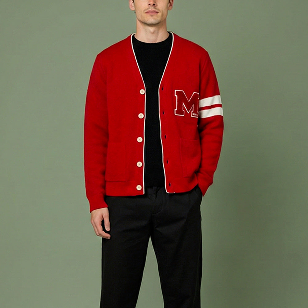 Nitto Knitwear - Cardigan Youri X Merci - Rouge