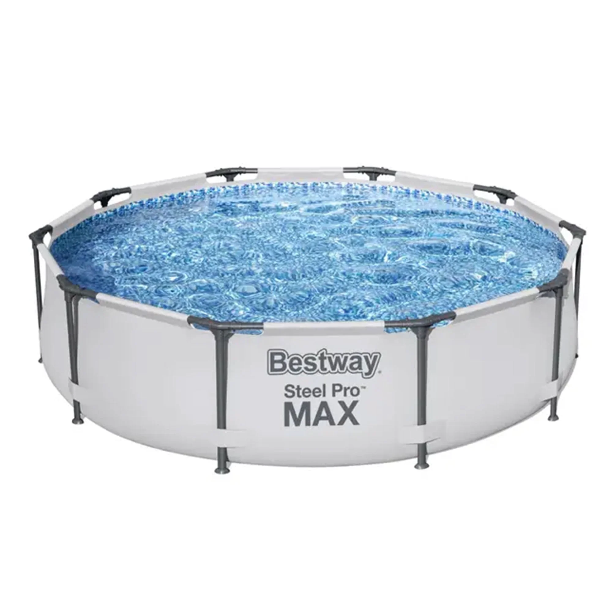 Bestway Steel Pro MAX 10'x30" Above Ground Outdoor Swimming Pool with Pump Metal frame pools Round - Image 8