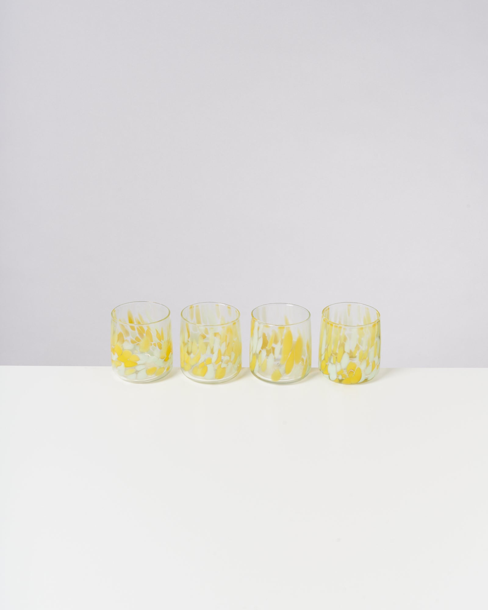 Alegria Glas klein gelb sand