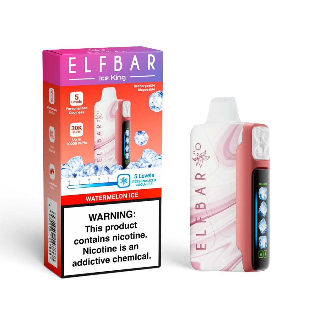 ELF BAR ICE KING 30K újratölthető eldobható e-cigaretta (minden íz)