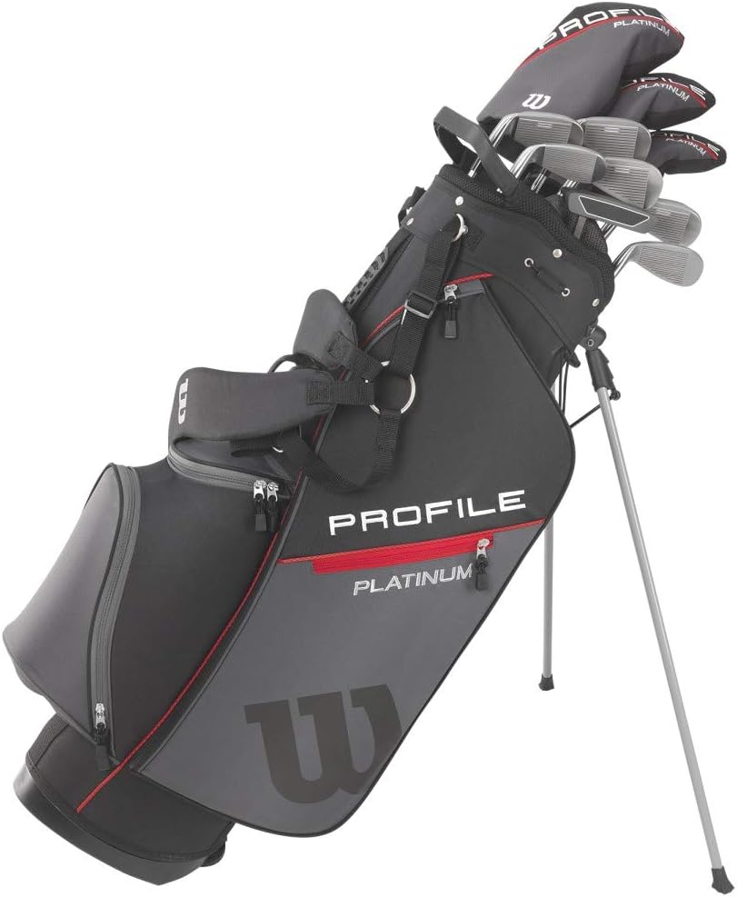 WAYFAIR WILSON Men'S Profile Platinum Complete Golf Club Package Set - Right Handeded, Stand Bag