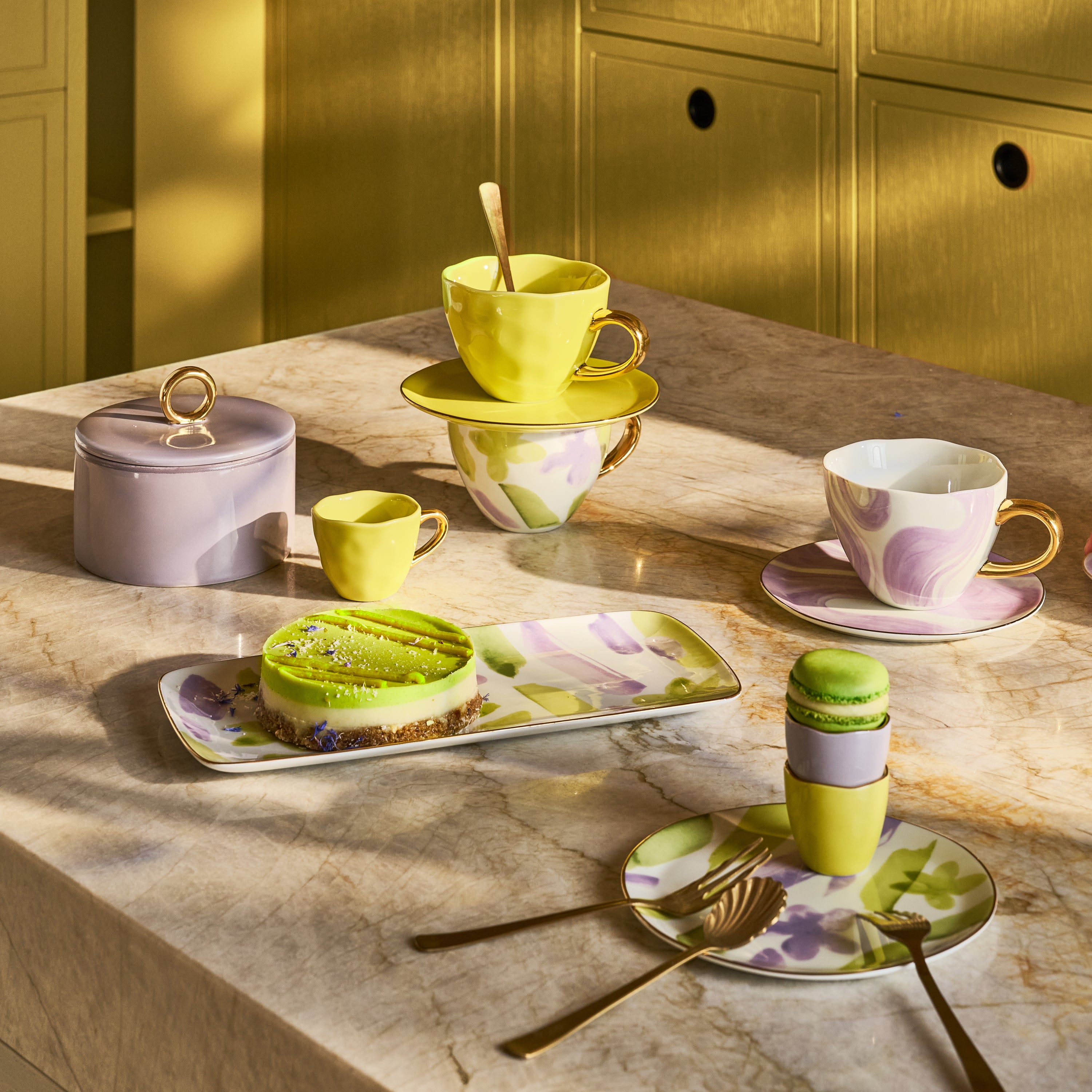 Urban Nature Culture Good Morning Kop Cappuccino/Thee en Bord Kusha –