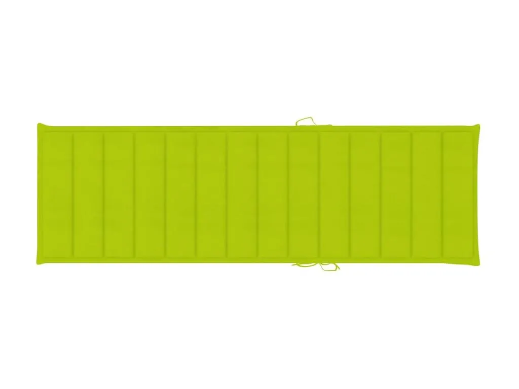 Sillón doble y cojines verde vivo Madera de pino impregnada