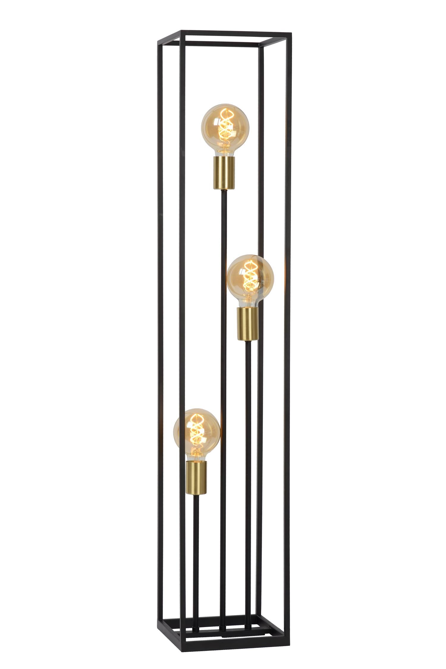 Lucide RUBEN Vloerlamp - Zwart