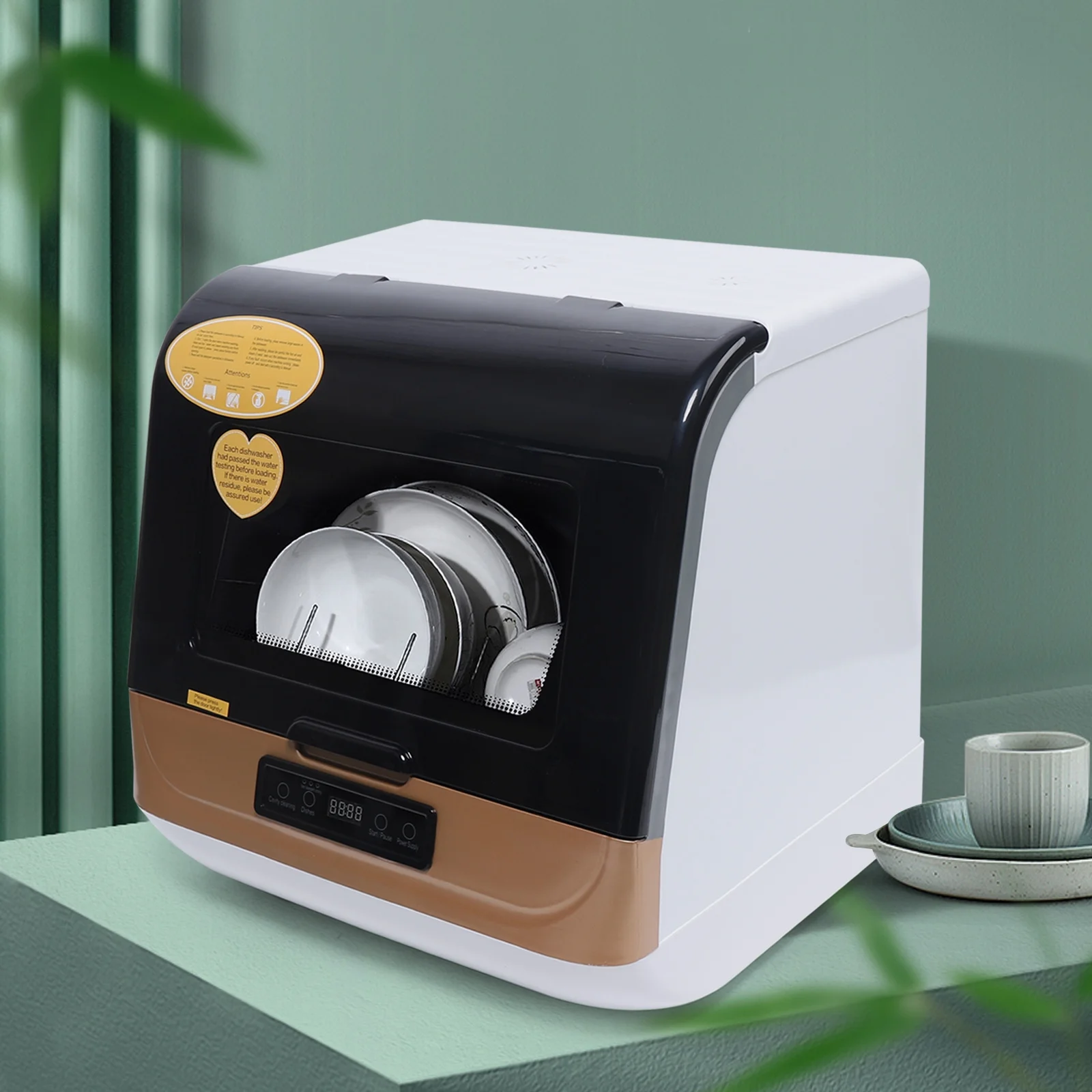 Autrinix Portable Dishwasher with 99.9% Sterilization, 3 Wash Modes & Water-saving Function, Compact Design, Perfect for Apartments & Small Kitchens - Image 3