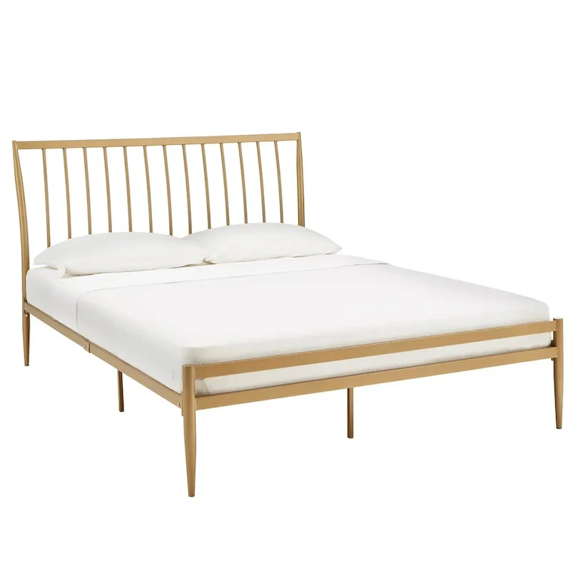 iNSPIRE Q Bold Parkcrest Gold Metal Bed