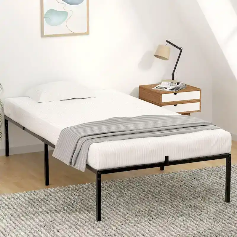 Sturdy Metal Platform Bed Frame - No Box Spring Required