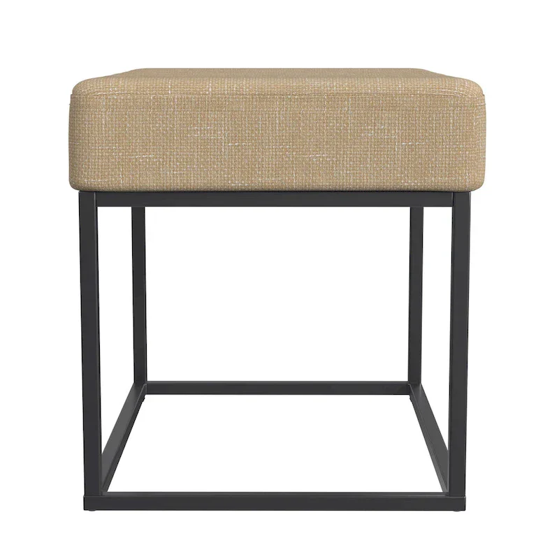 HomePop Theodore Upholstered Ottoman