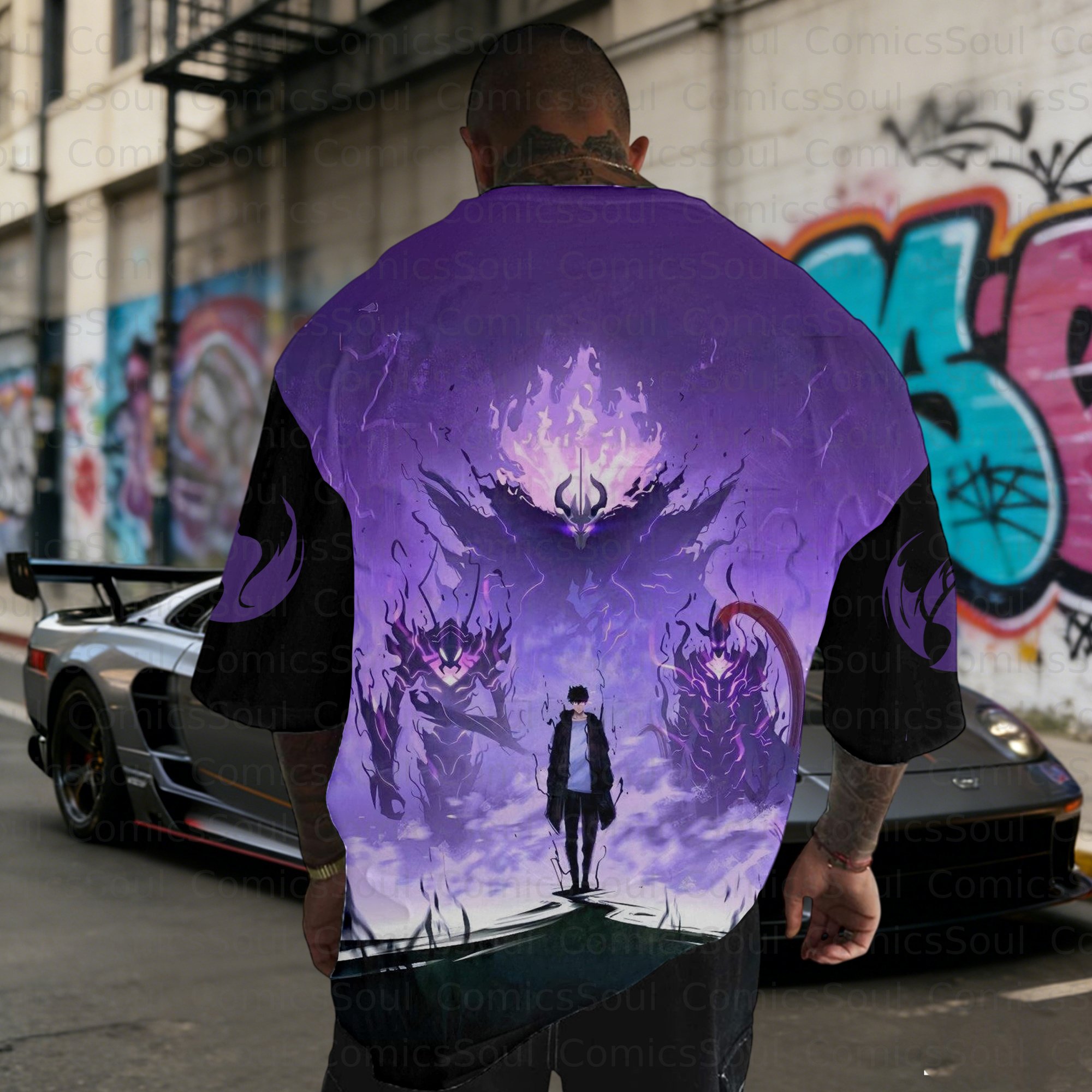 Unisex Anime Inspired Vintage T-Shirt
