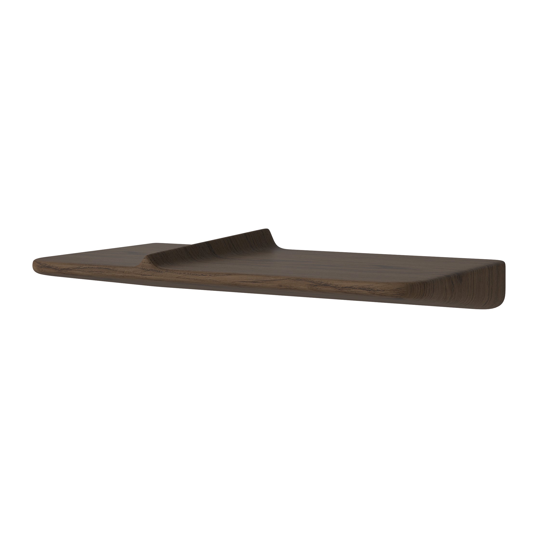 Bolia Wave Wandplank B 40 cm - Donker Geolied Hout