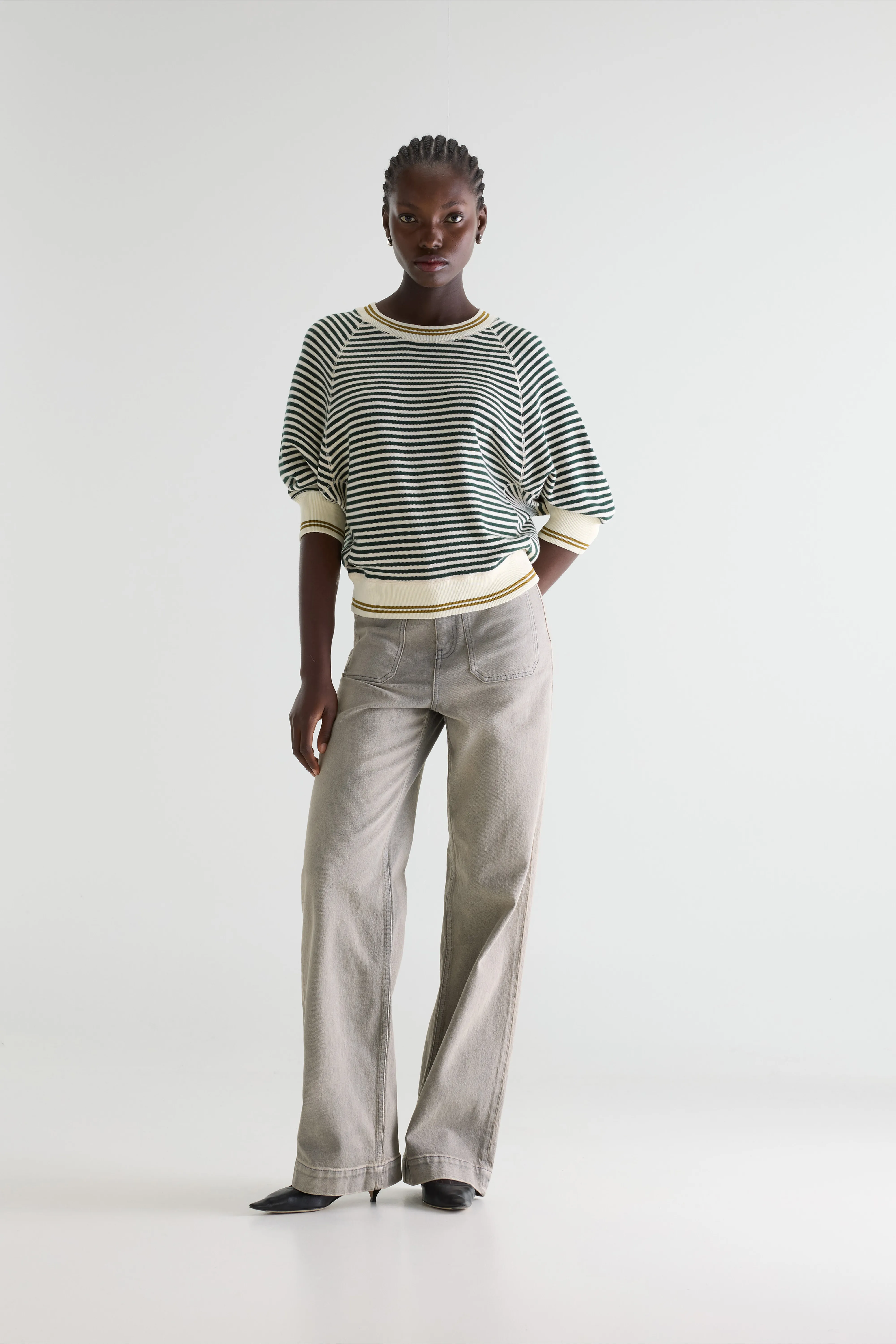 Bellerose Anglet crewneck sweater (261 / W / STRIPE A)