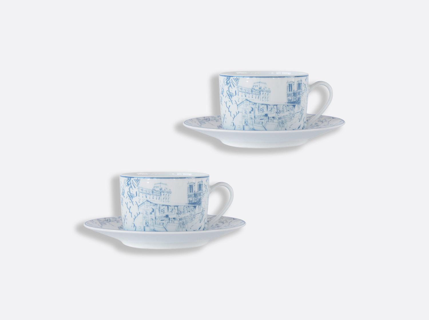 Coffret de tasses et soucoupes thé 15 cl