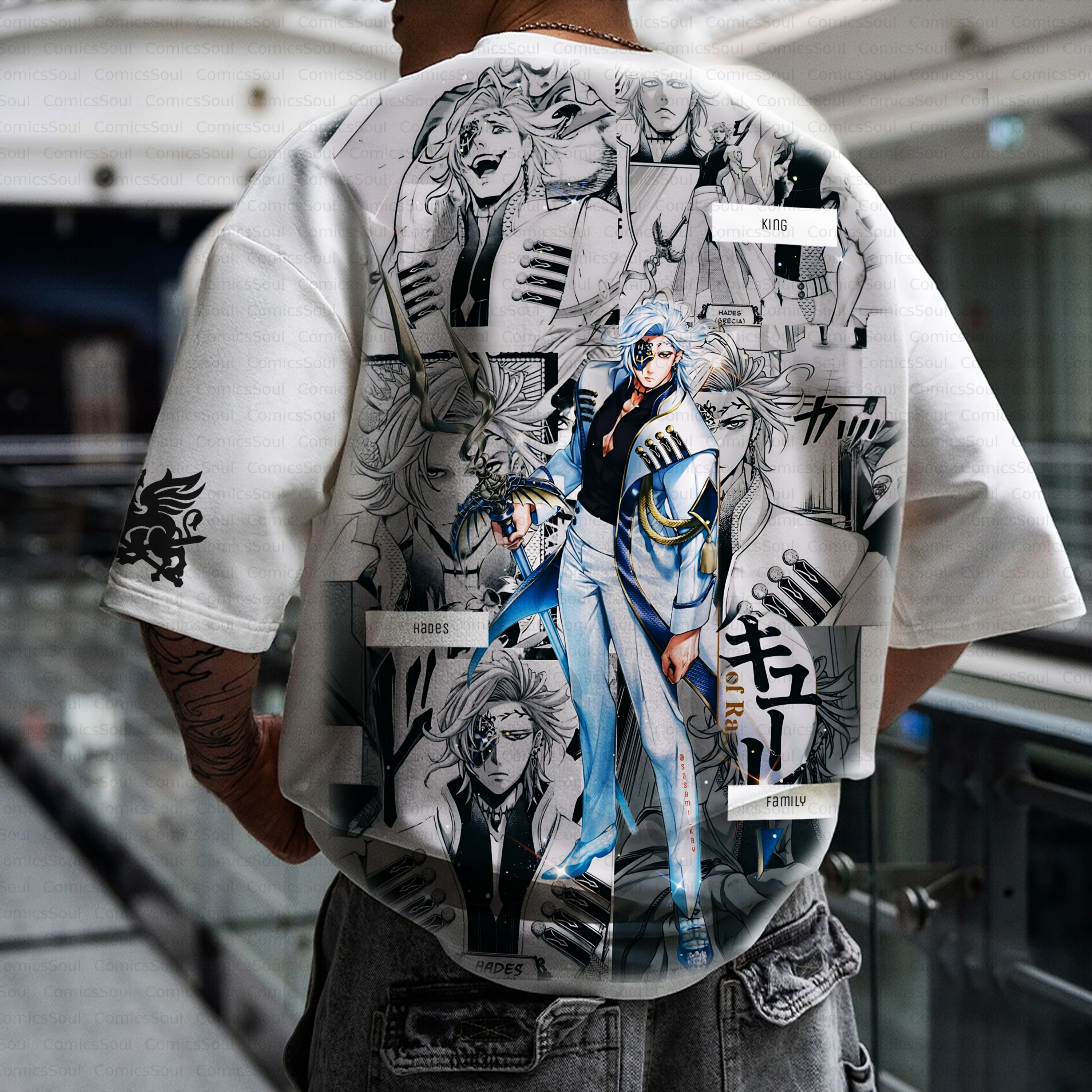 Unisex Anime Inspired Vintage T-Shirt