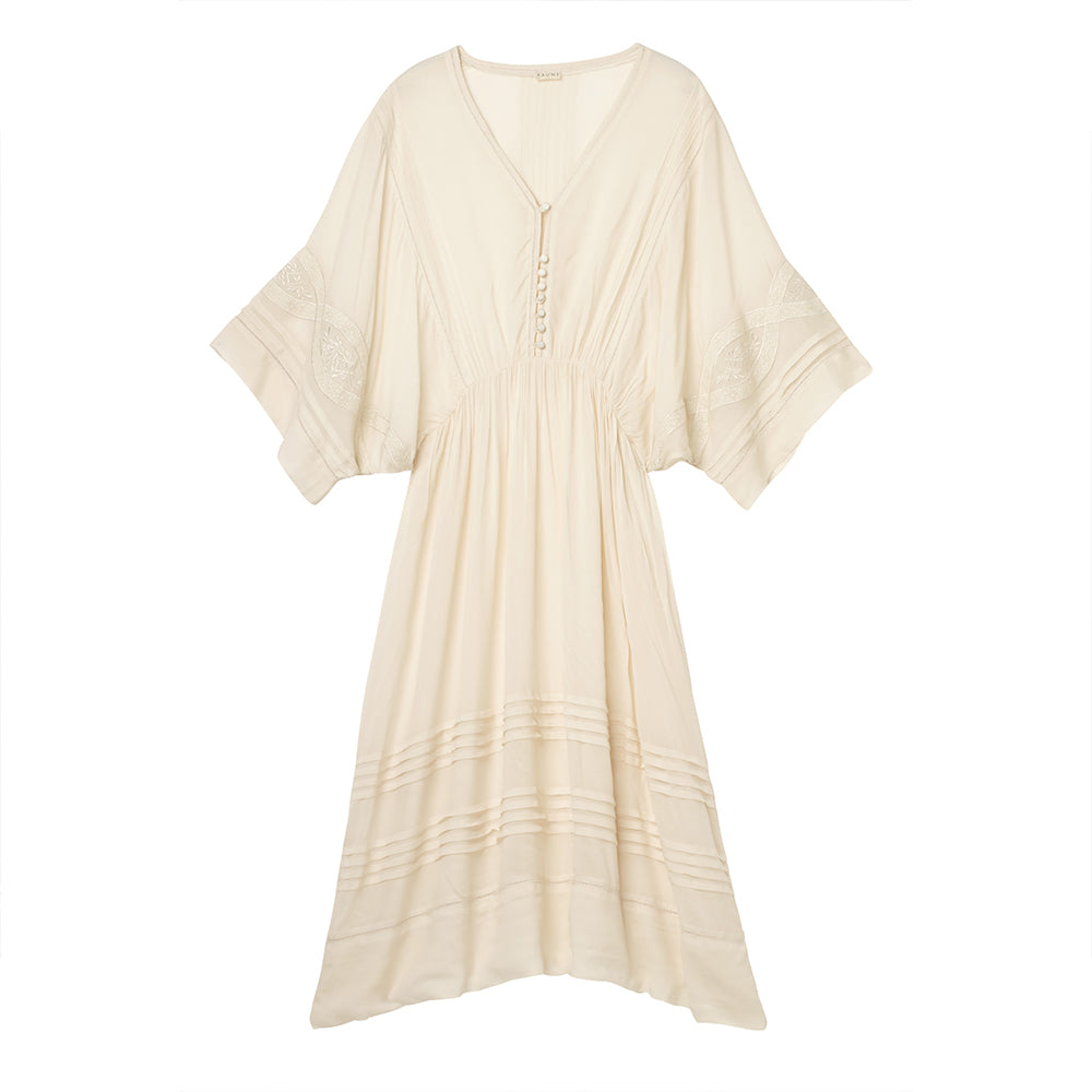 Faune - Robe Dahlia - Blanc Butter milk