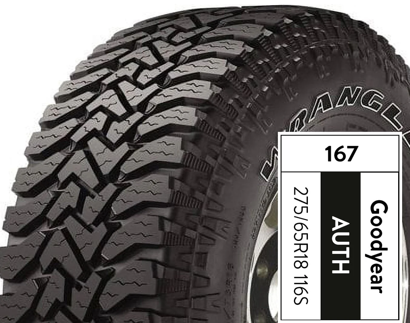 Goodyear Wrangler Authority A/T 275/65R18 116S All - Terrain Tire