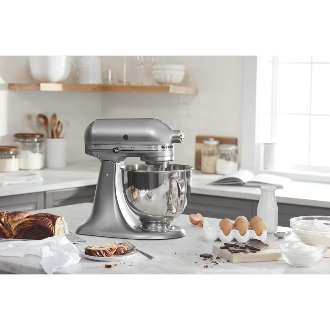 KitchenAid Artisan Series 5-Quart Tilt-Head Stand Mixer, Wildflower, KSM156CXWF - Image 90
