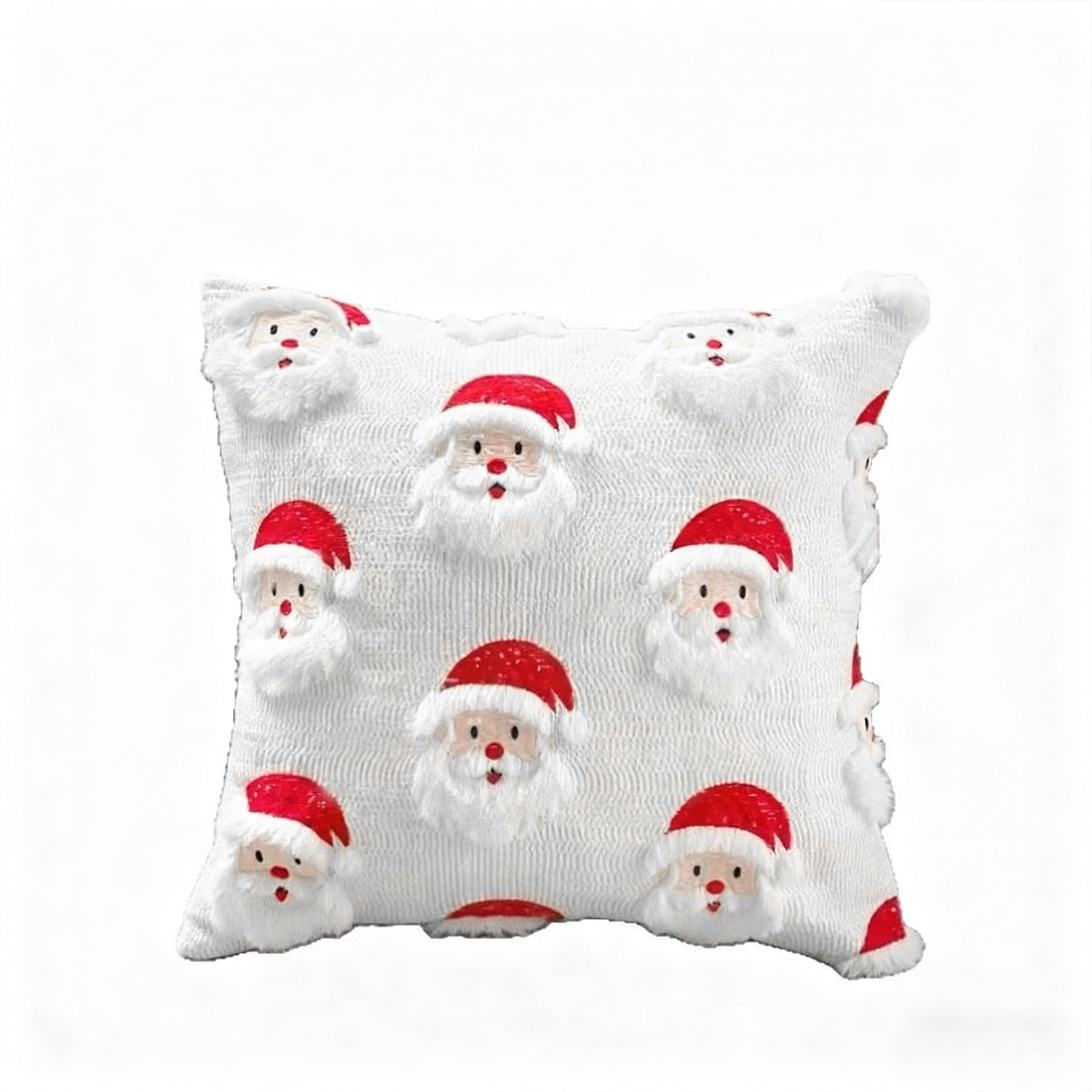 Christmas 4Pcs Throw Pillow Covers Polyester Linen Texture Snowman Buffalo Plaid Printed Square Decor Cushion Covers