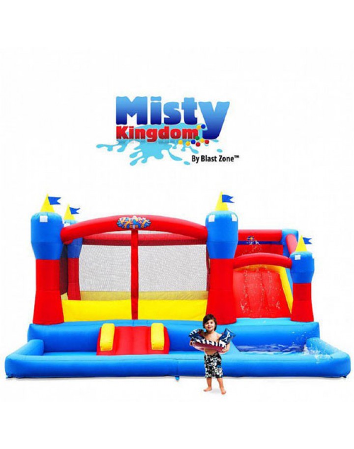 Misty Kingdom Inflatable Bounce House, Ball Pit and Water Park by Blast Zone