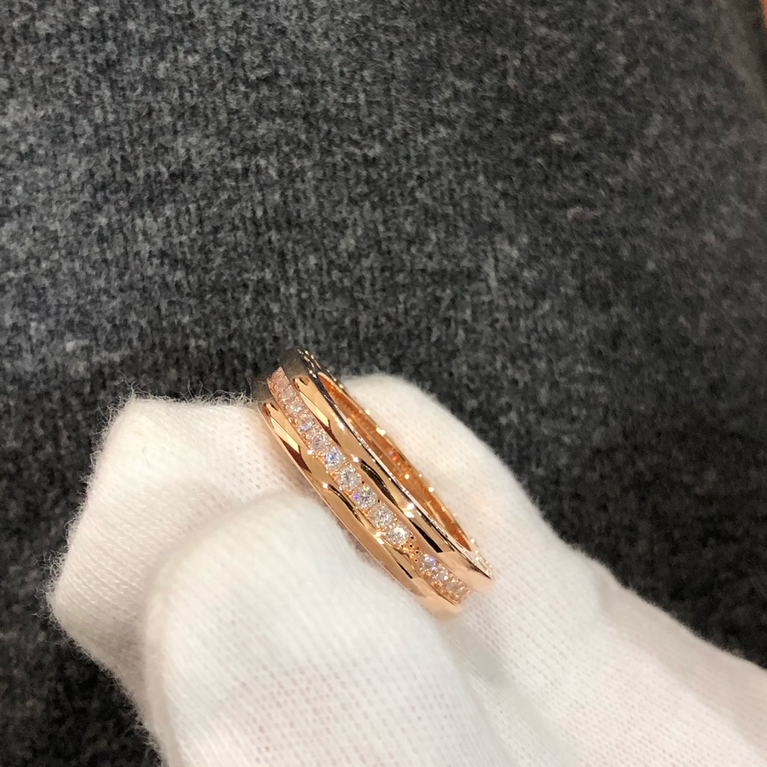 Bvlgari Diamond Paved One-band B.zero1 Ring - Original Replica Club