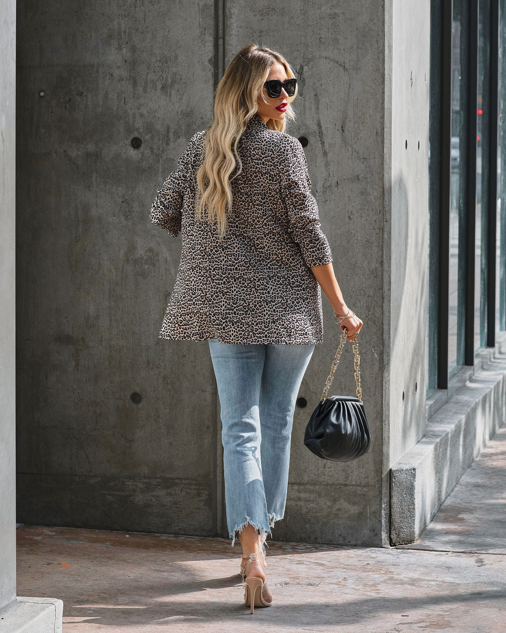 Fierce Feminine Leopard Print Blazer - FINAL SALE - Se7enfashion