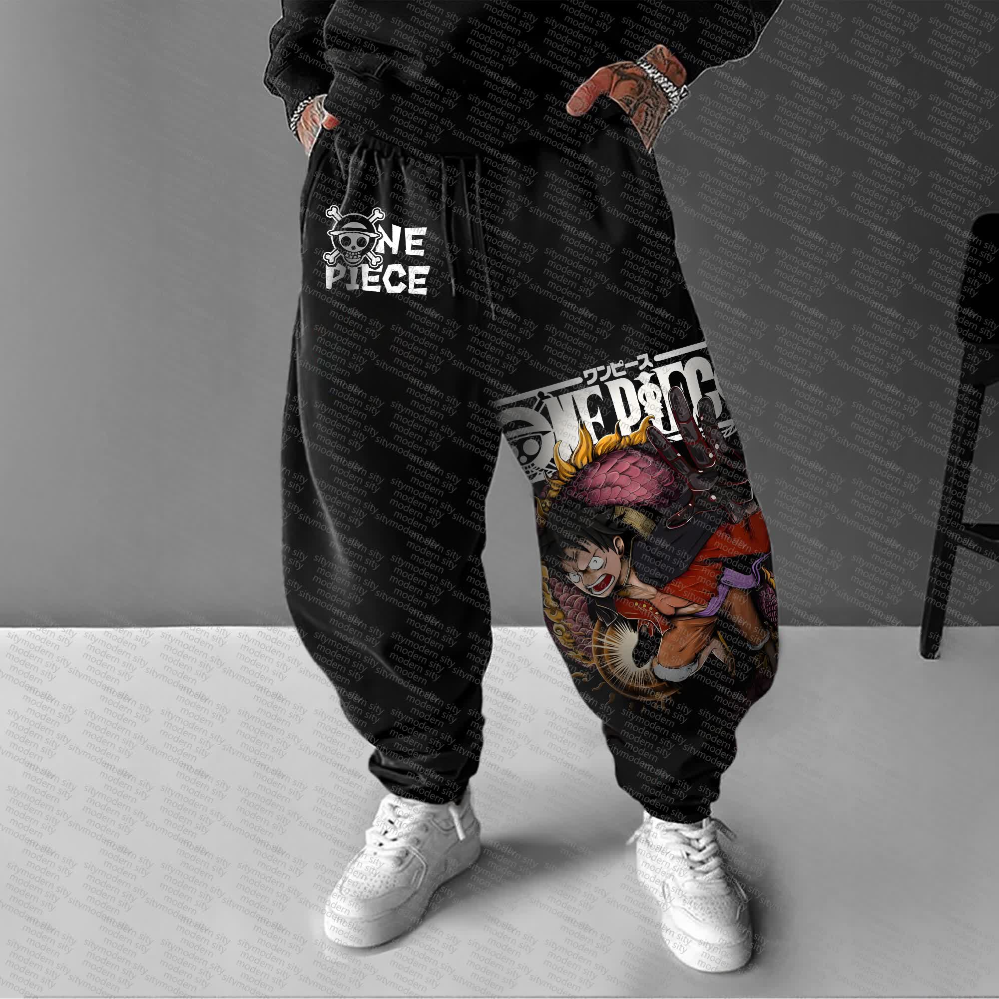 Unisex Anime Printed  Pants丨 Comicssoul