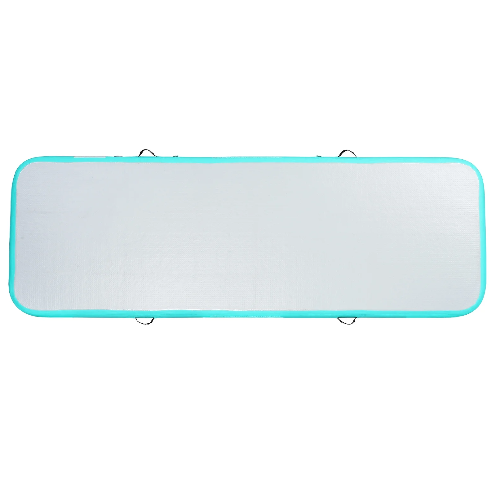 VEVOR Gymnastics Air Mat, 4 inch Thickness Inflatable Gymnastics Tumbling Mat, Tumble Track with Electric Pump, Training Mats for Home Use/Gym/Yoga/Cheerleading/Beach/Park/Water, 10 ft, Mint Green - Image 9