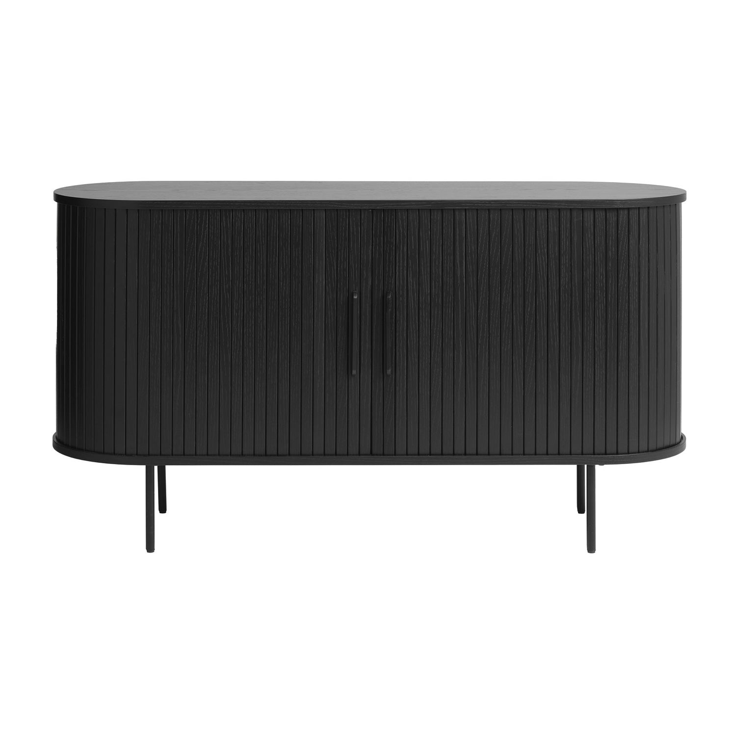 Blokker Alon Dressoir - B 140 cm - Zwart Eiken