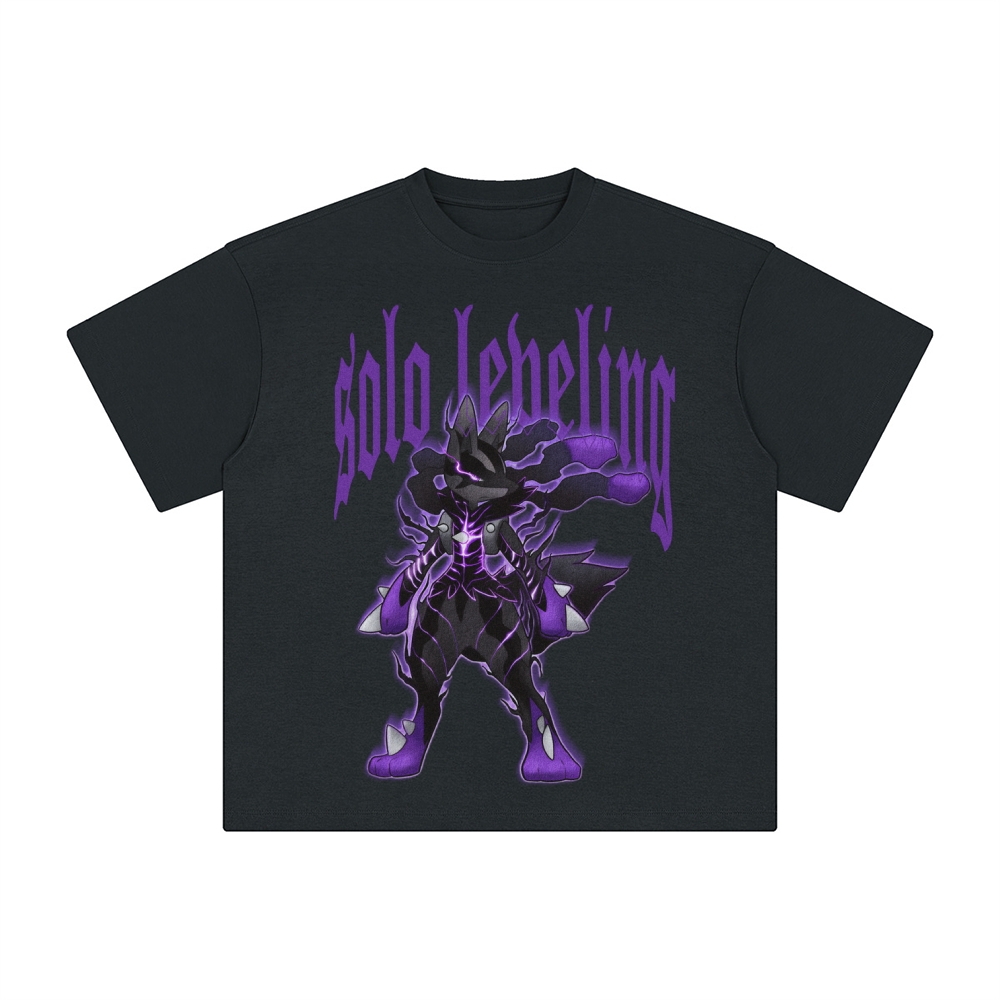 Unisex Anime Inspired Washed  Vintage T-Shirt