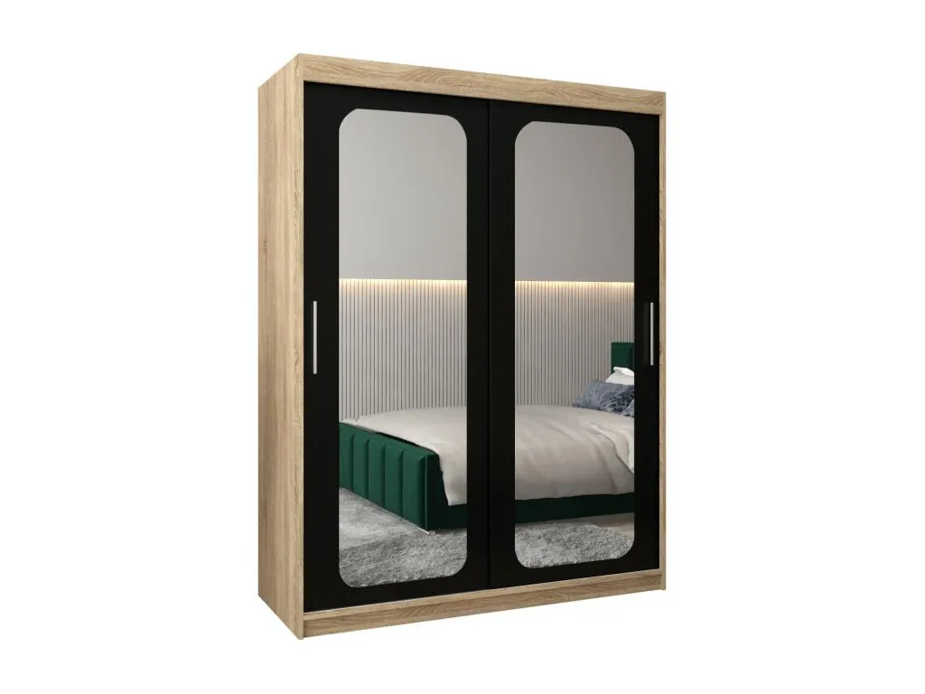 ARMARIO Lluesmahome T3 DE PUERTAS CORREDERAS 200/150/62 2 puertas (Lluesmahome/negro) LWCR27606
