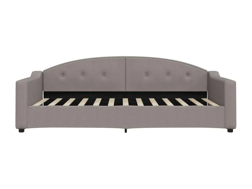 Sofá cama sin colchón de tela gris taupe medidas 100x200 cm sftw66861