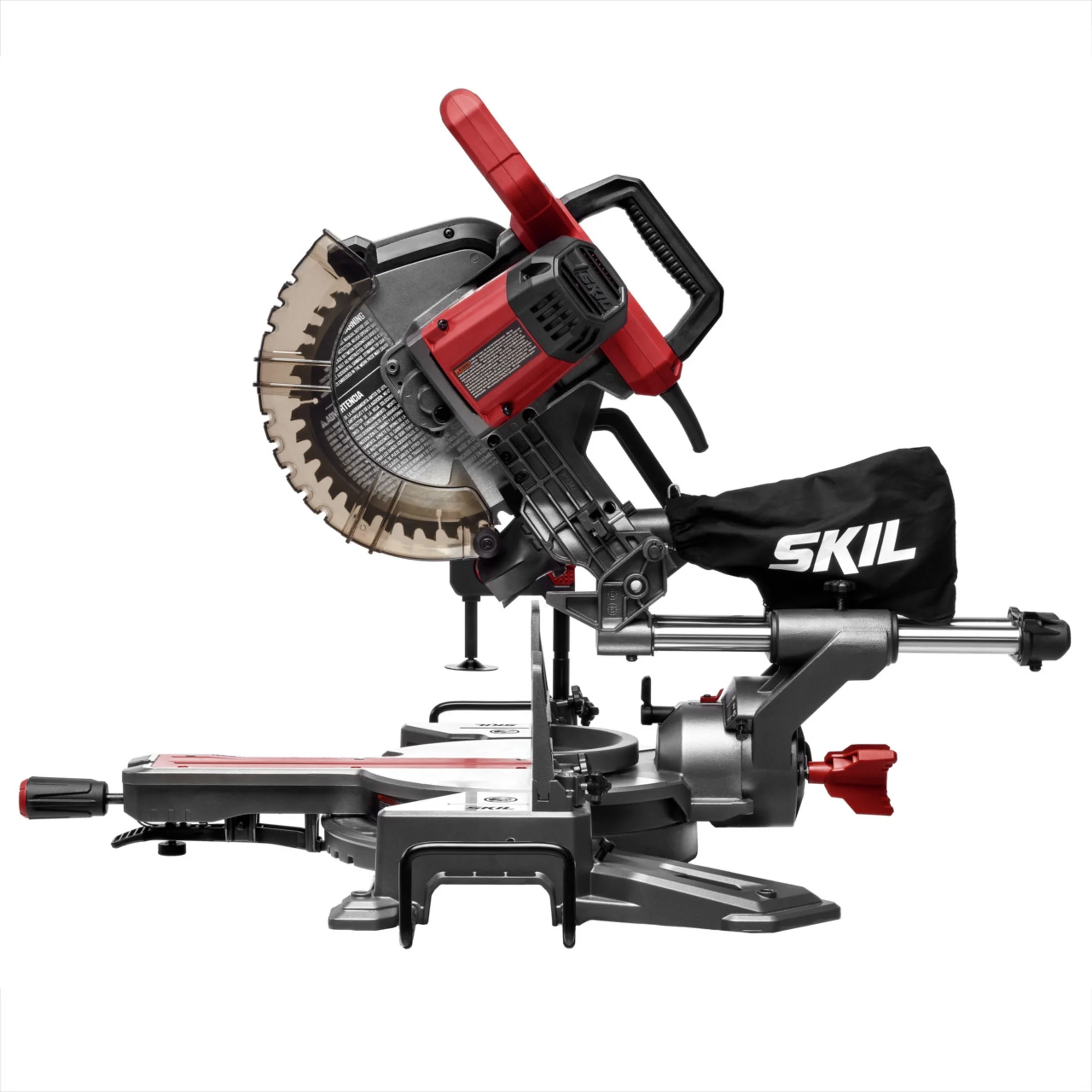 SKIL 15 Amp 10'' Corded Electric Dual Bevel Sliding Miter Saw - Image 4