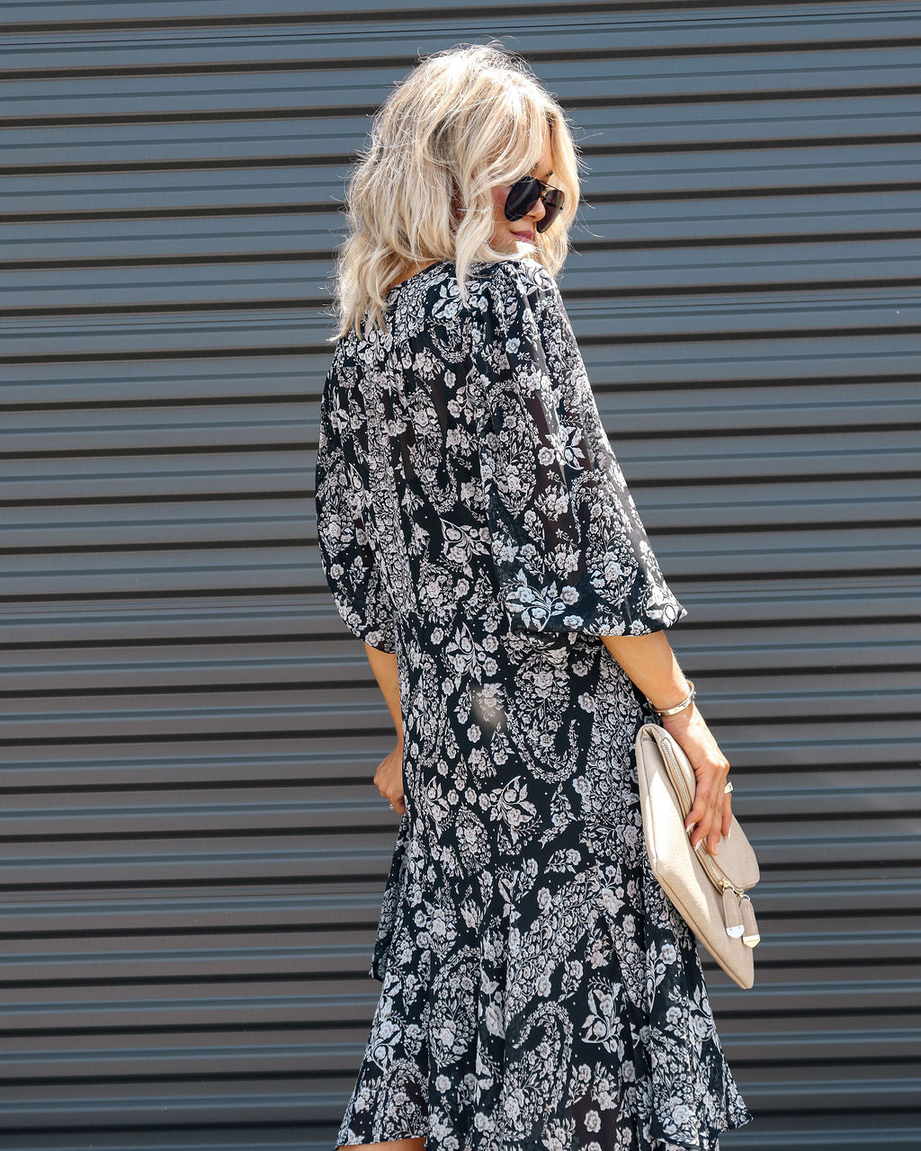 Gloria Floral Chiffon Maxi Dress - Se7enfashion