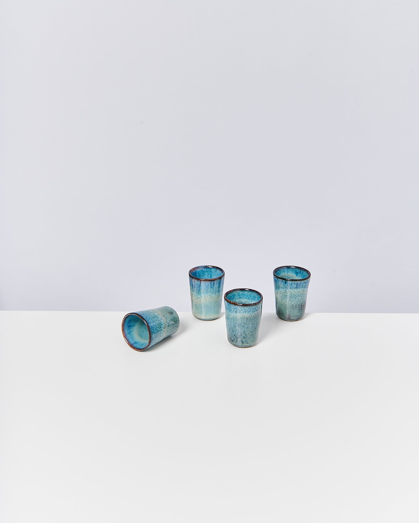 Madeira Espressobecher grünblau 4er-Set