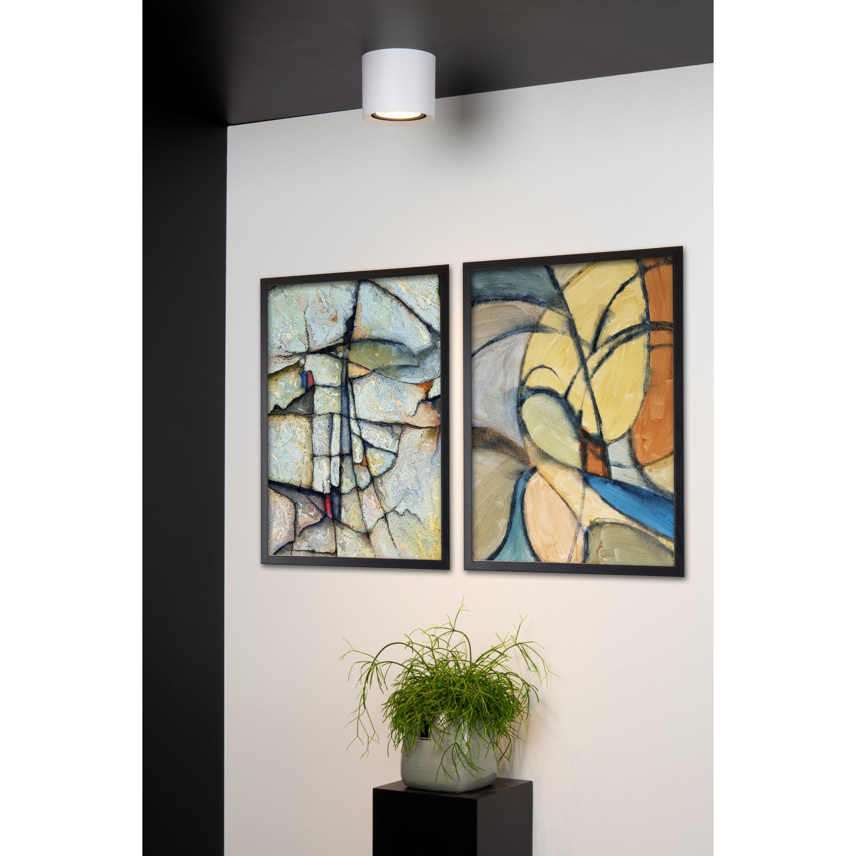 Lucide FEDLER - Plafondspot - Ø 12 cm - LED Dim to