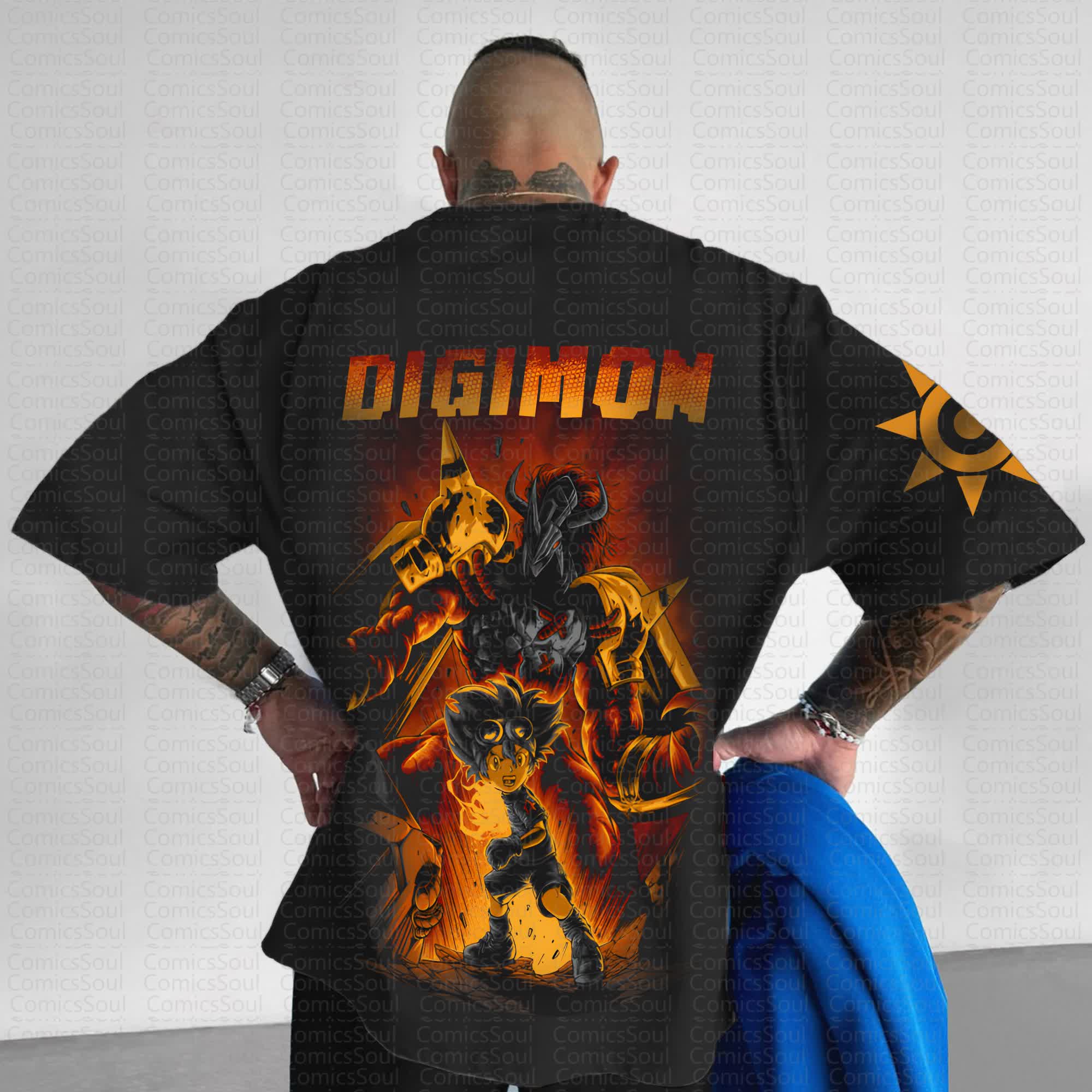 Unisex Anime Inspired Vintage T-Shirt丨Comicssoul