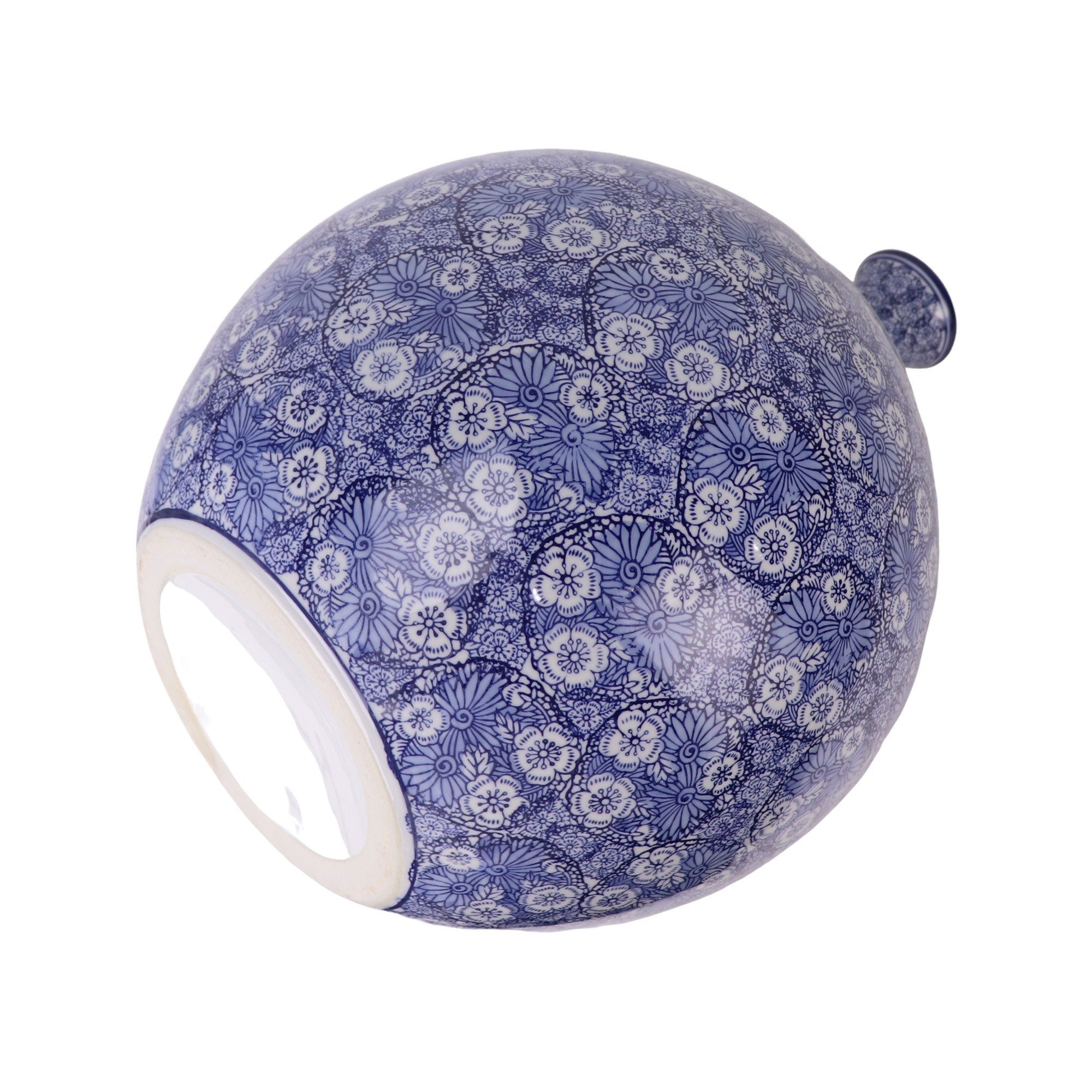 Fine Asianliving Chinese Vaas Porselein Blauw