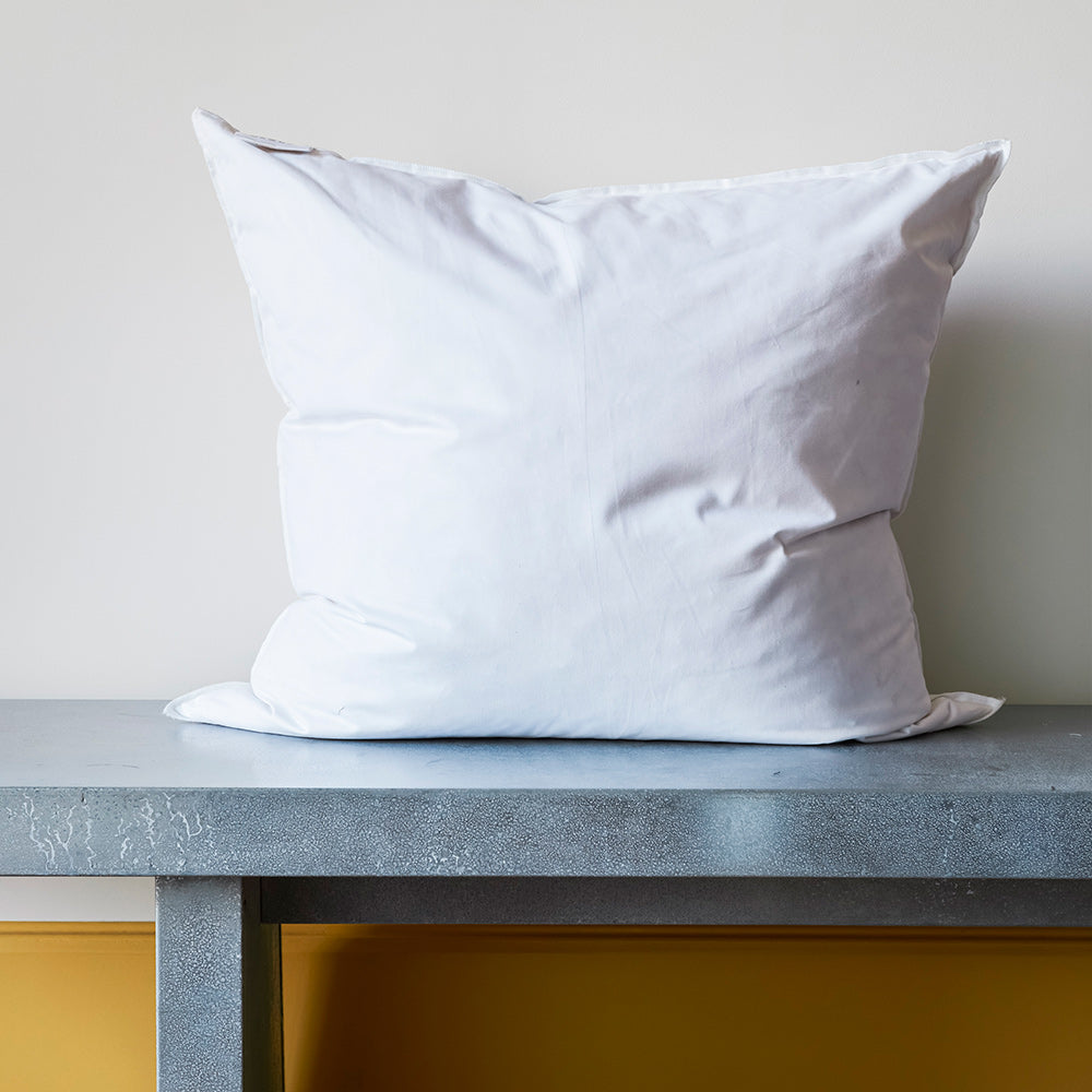 Intérieur de coussin en plume d'oie - Blanc