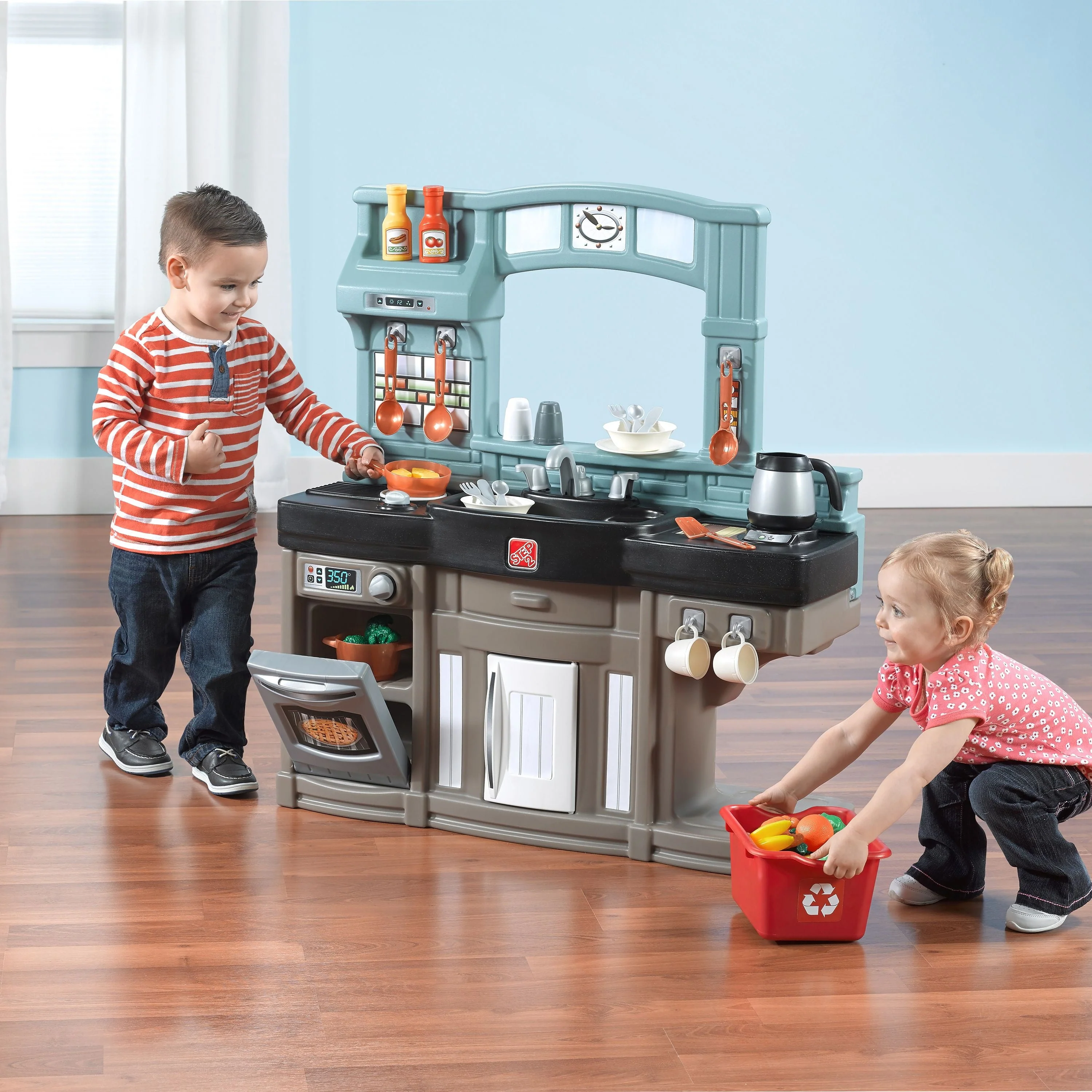 Pretend Play Kids Best Chef's Toy Cooking Kitchen Set with Accessories - Image 4