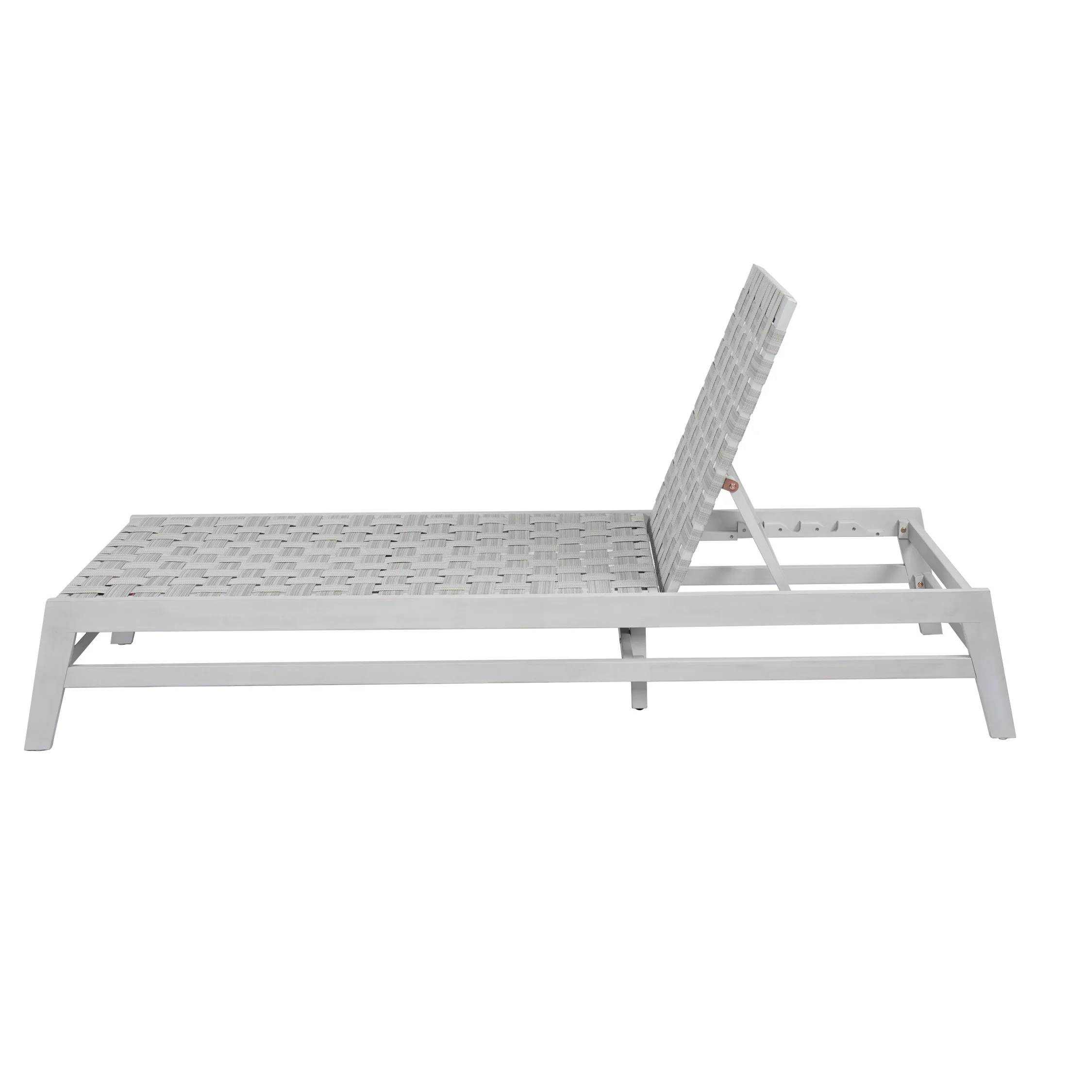Christopher Knight Home Outdoor Wood Chaise Lounge Chair, Adjustable 4-Position Recliner with Rope Seat, Teak - Image 22
