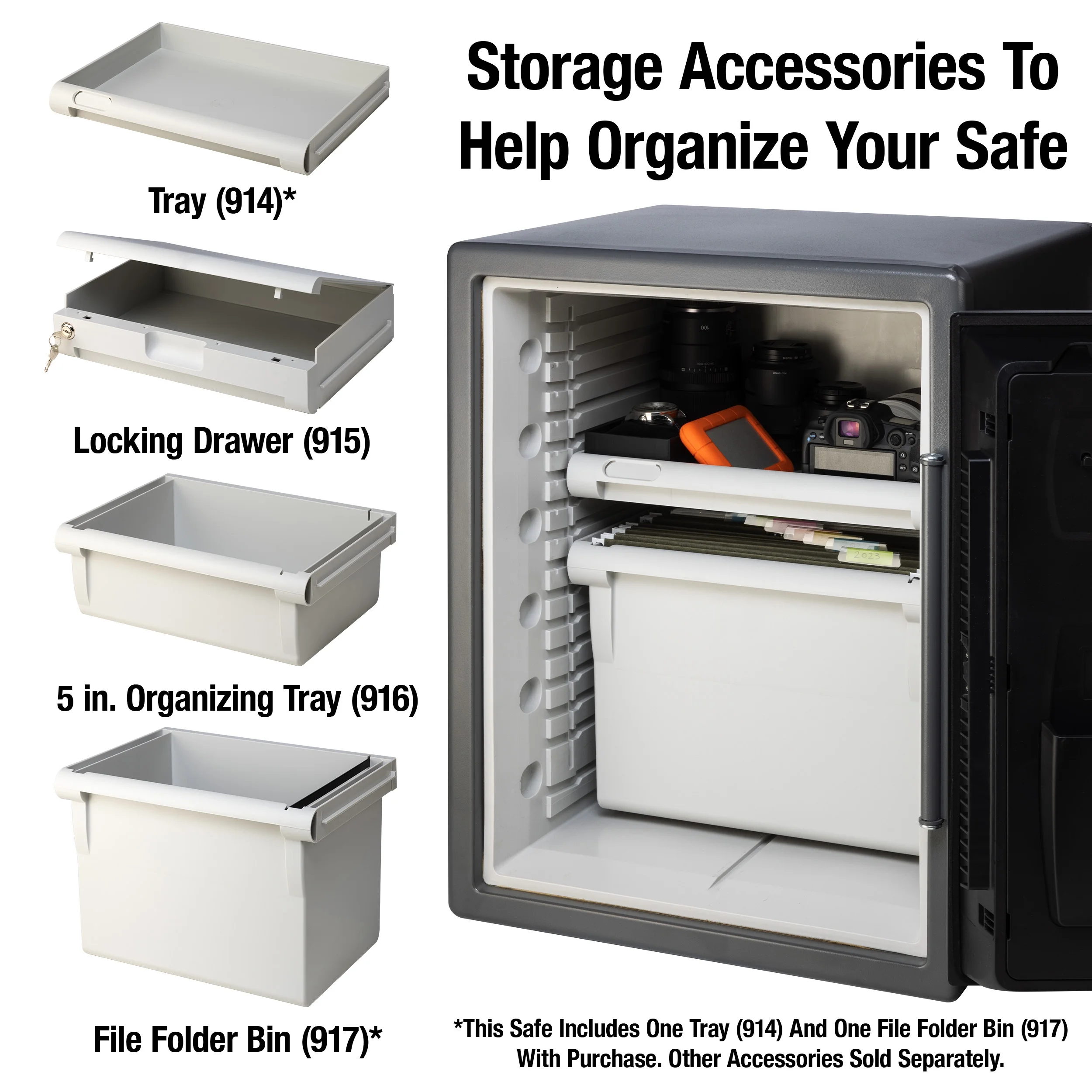 SentrySafe SFW205DPB Fire and Water-Resistant Safe with Dial Lock, 2.0 cu. ft. - Image 6
