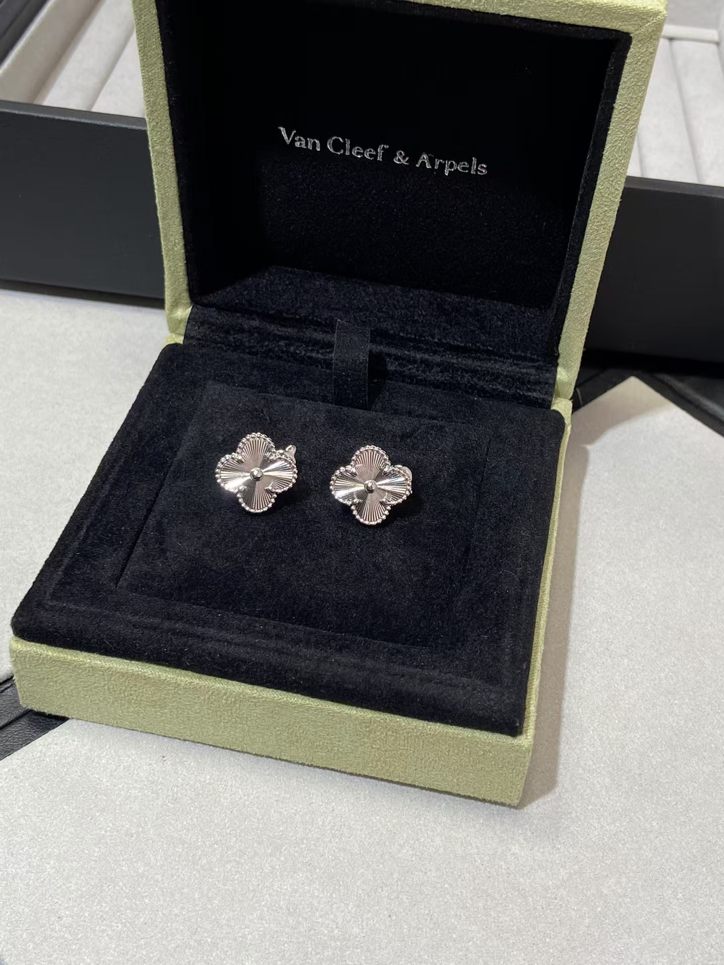 VCA Vintage Alhambra Earrings - Original Replica Club