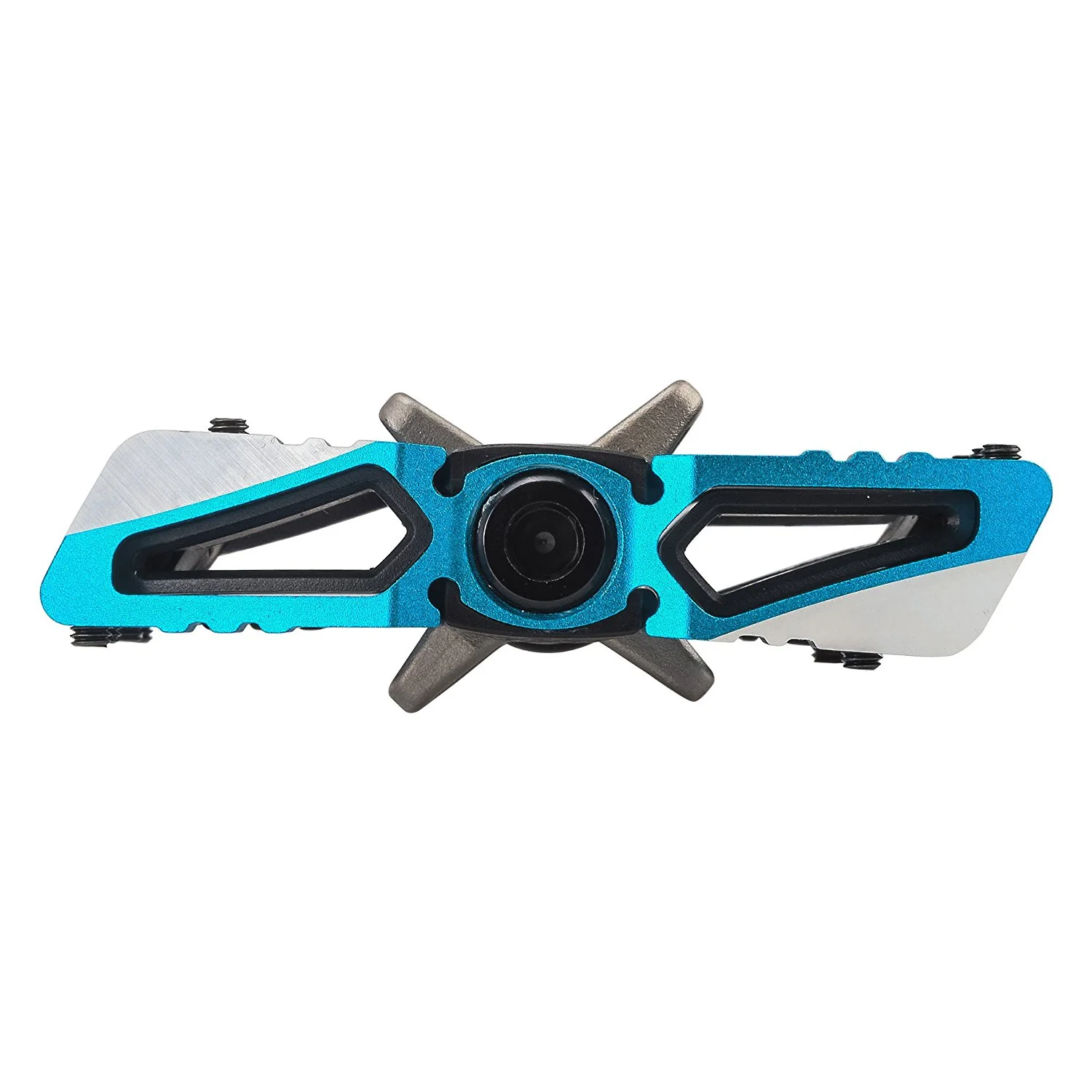 Mallet Enduro Pedals - Long Spindle - Black / Blue Spring - Image 5