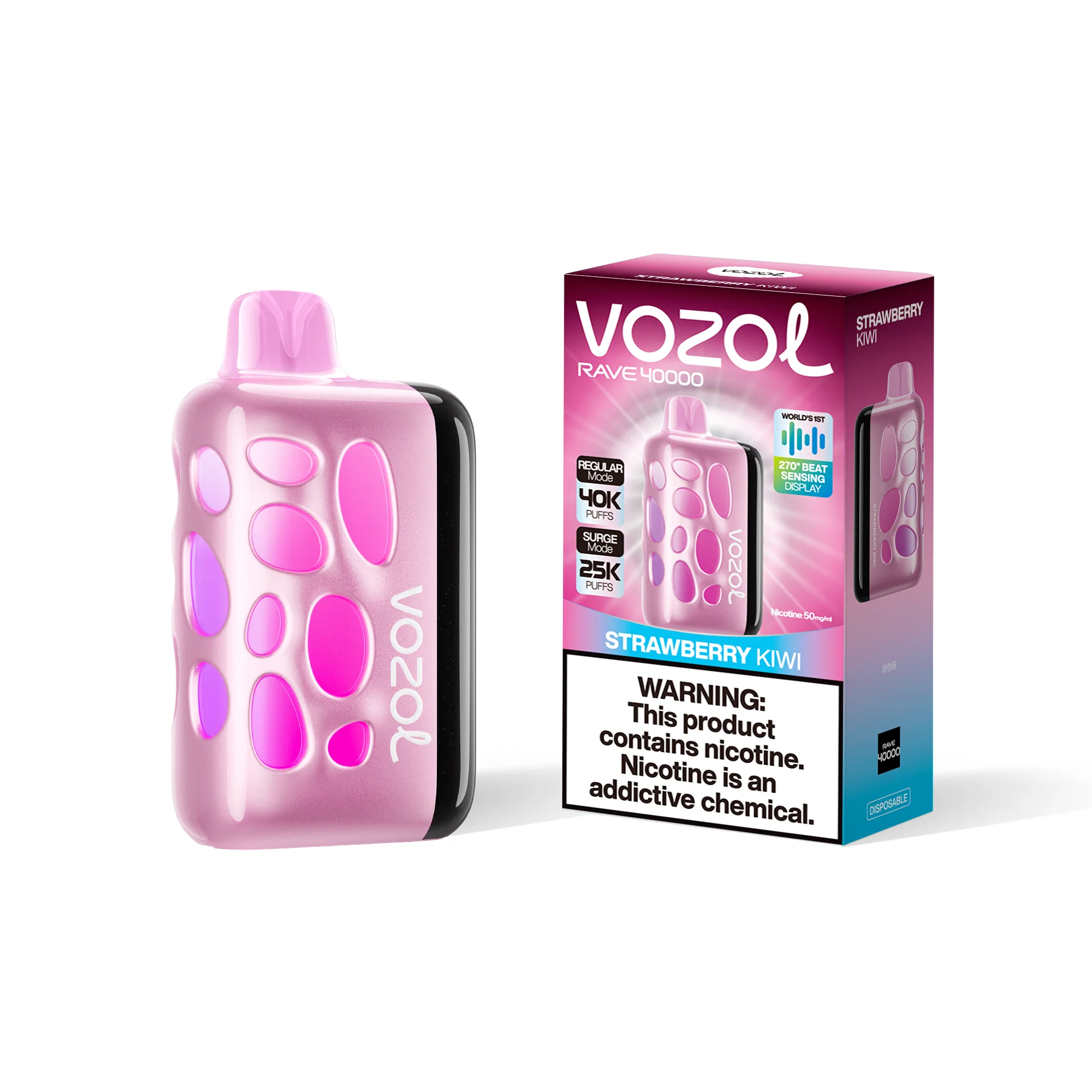 VOZOL RAVE 40K cigarette électronique jetable (toutes les saveurs)